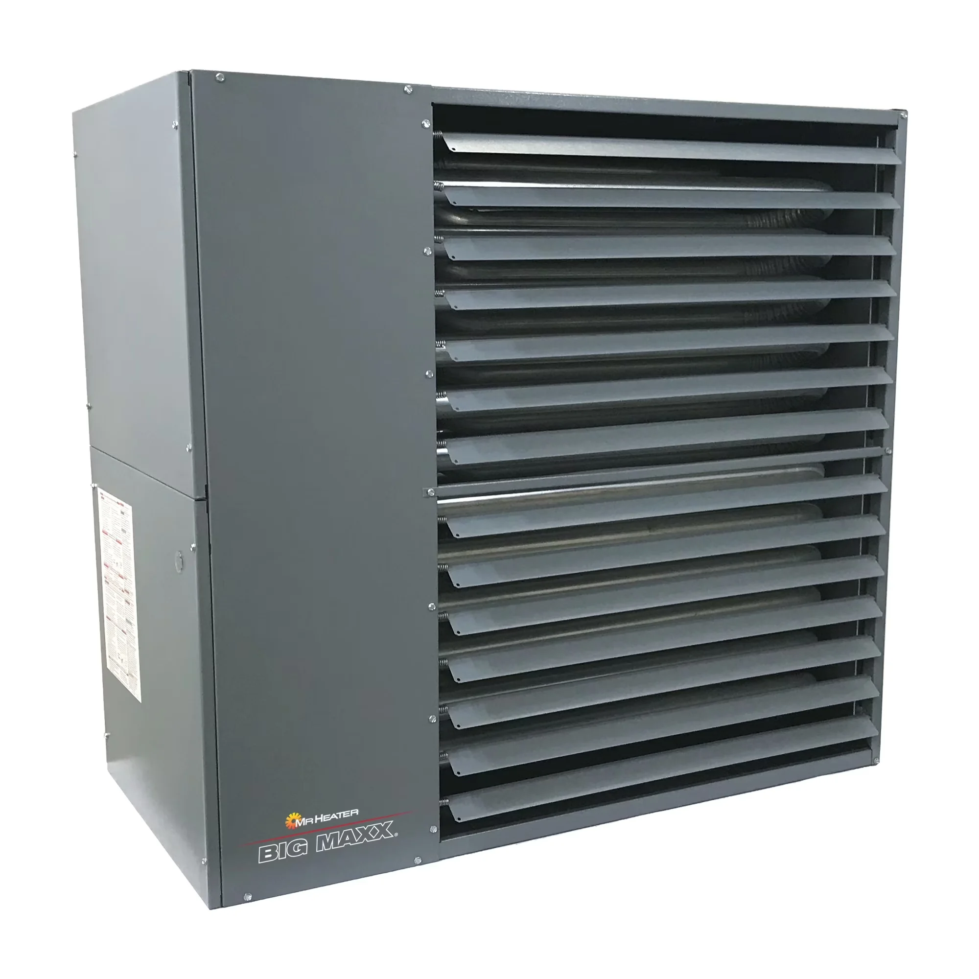 Sleek Portable And Electric Space Heater with 400000 BTU, Adjustable, Provides 400,000 BTU heat output - Gray Model 0404FF