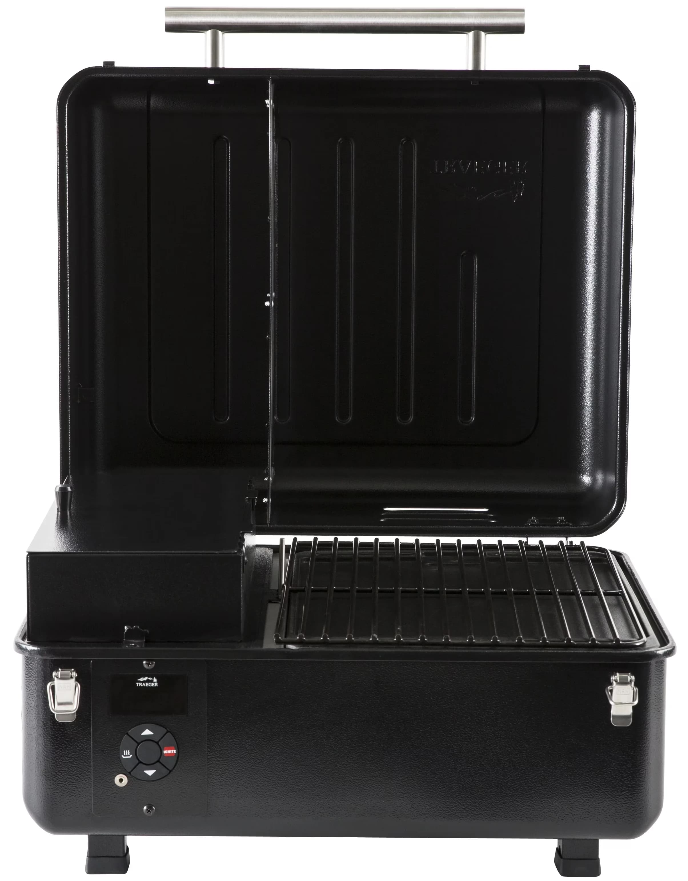Smoker Reliable with Black, 184 sq. in. grilling area - Black Steel Ranger Model 7371D1