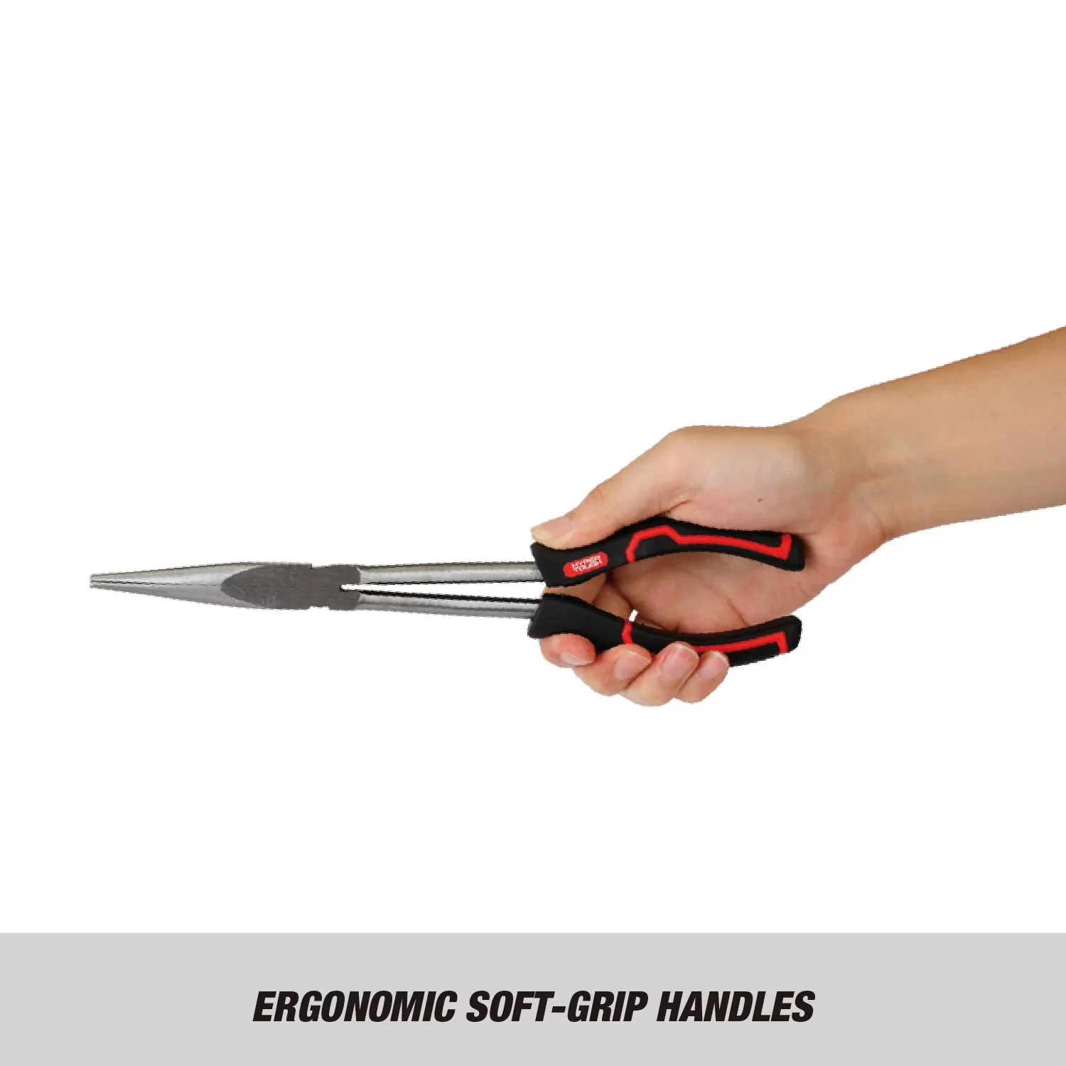 Professional Hand Tool with Handheld, Low Maintenance, 11-inch Long Nose Pliers - Silver 11" Model 44C3E0
