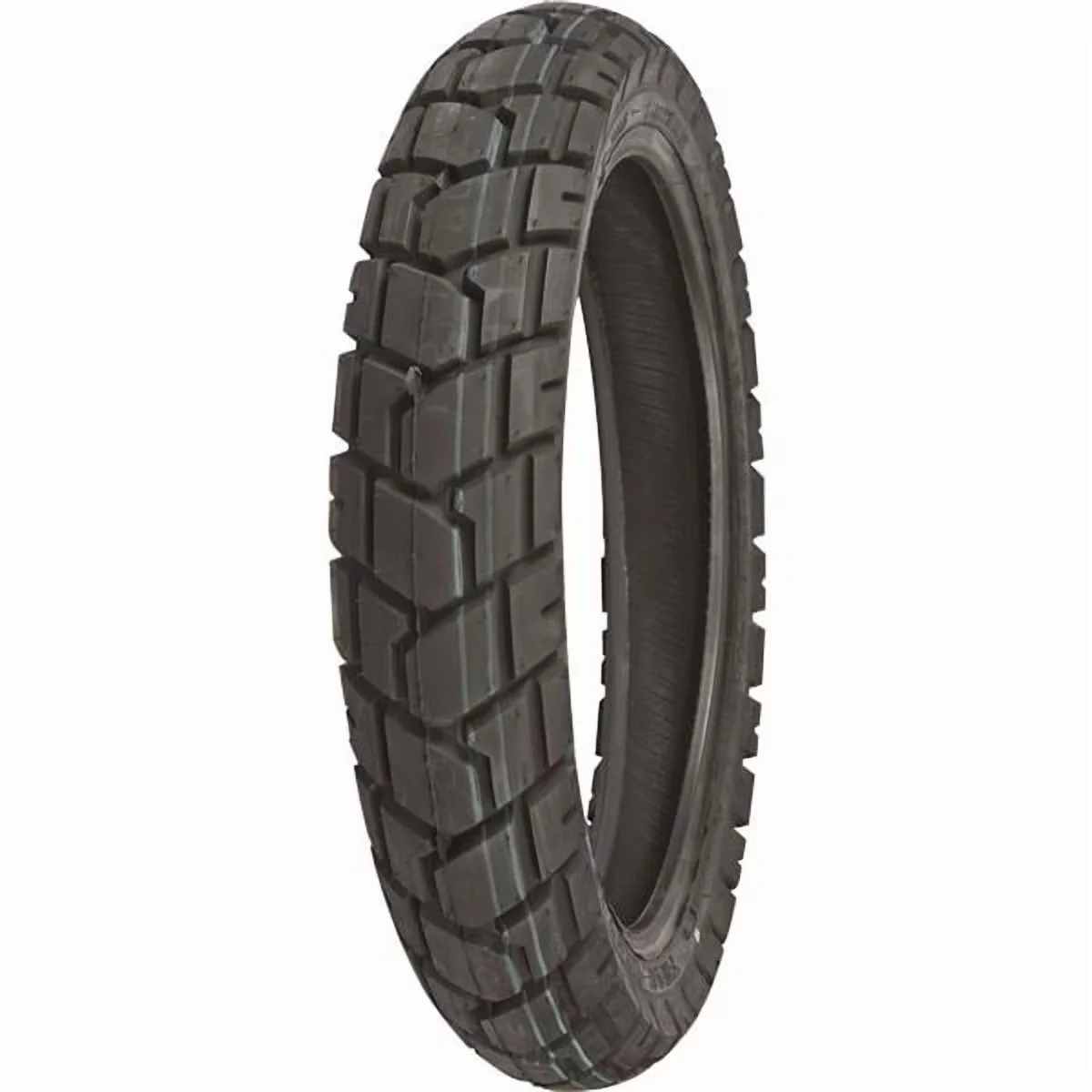 Stylish Motorcycle Tire with Smooth - Black 80-18 - Heavy Duty Model 41299B