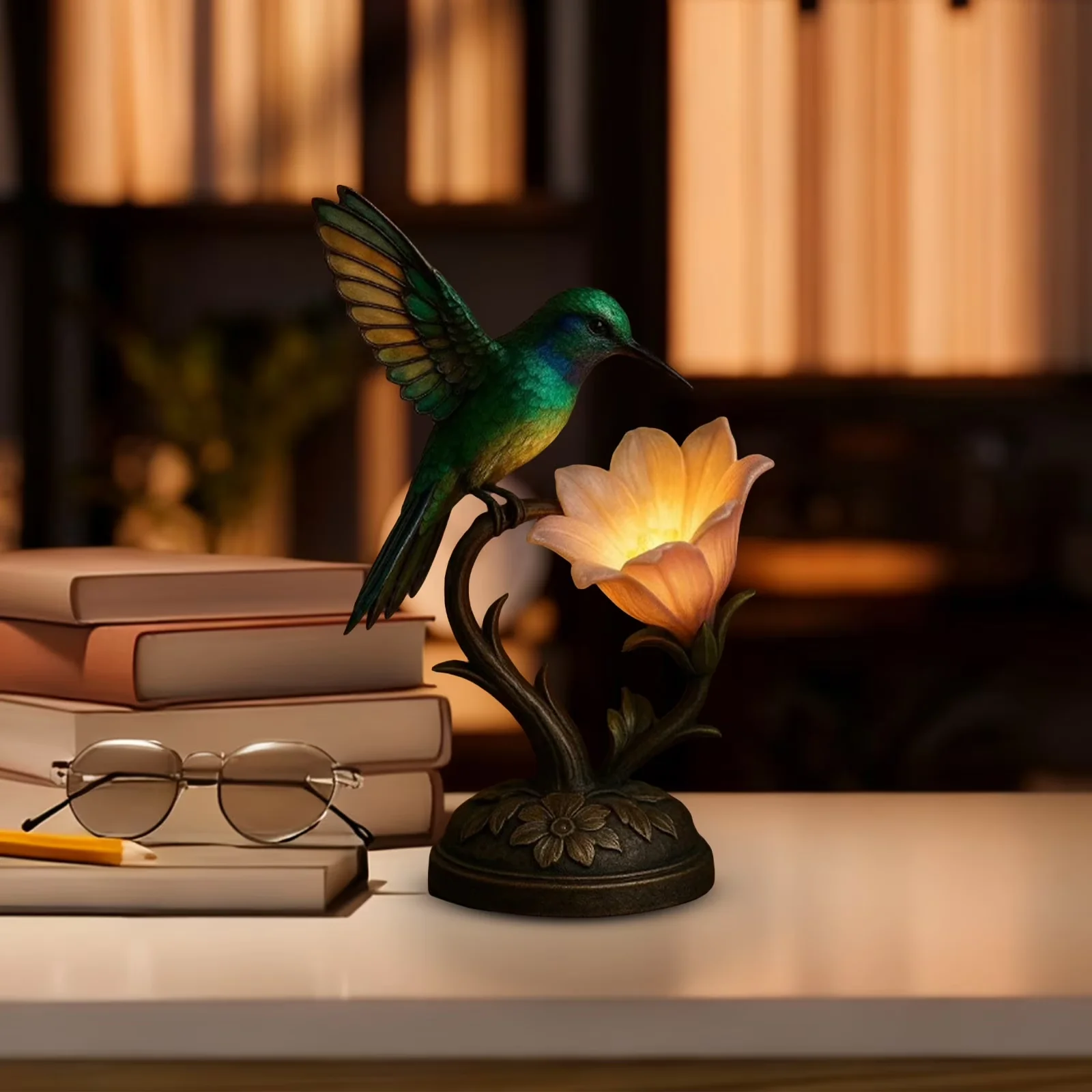 Modern Floor Lamp with LED, Standard Lamps, Art Deco - Multicolor Resin Model 4C2584
