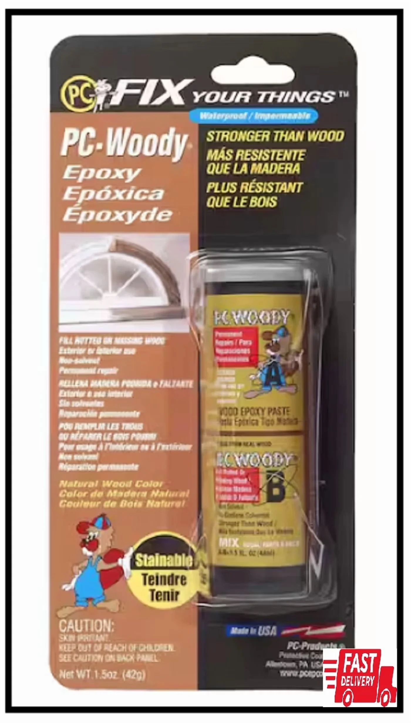 Adhesives Glues In Paint Supplies Tool Innovative with Pc-Woody 1.5 Oz. Tan Epoxy Paste - Beige 1.5 oz Model F2F642