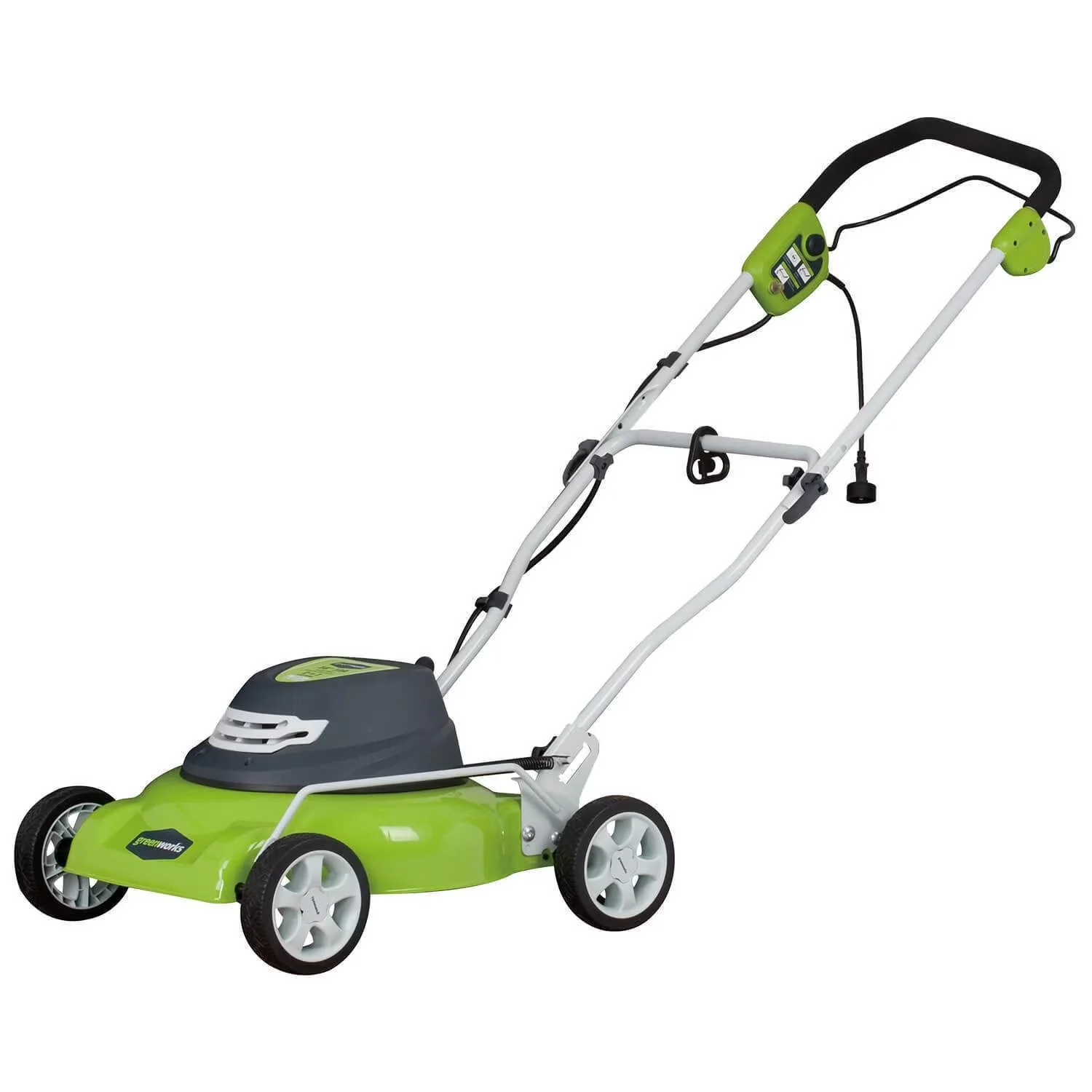 Push Mower Modern with Adjustable Cutting Height, Single Lever Height Adjustment, Durable steel cutting deck - Green Model C83169