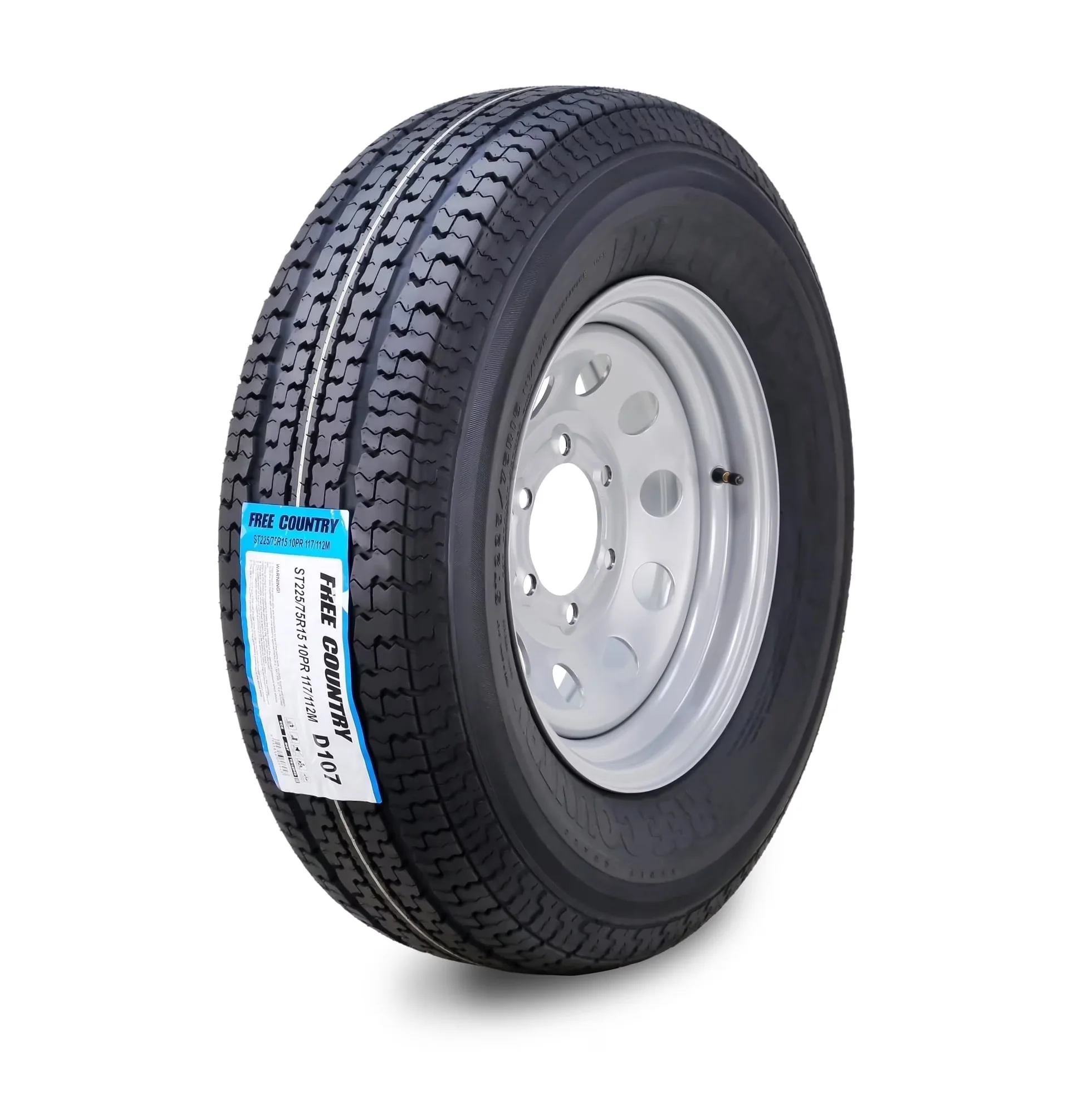 Premium Trailer Tire with Durable Construction - ST225 - Traditional Style Model 95C180