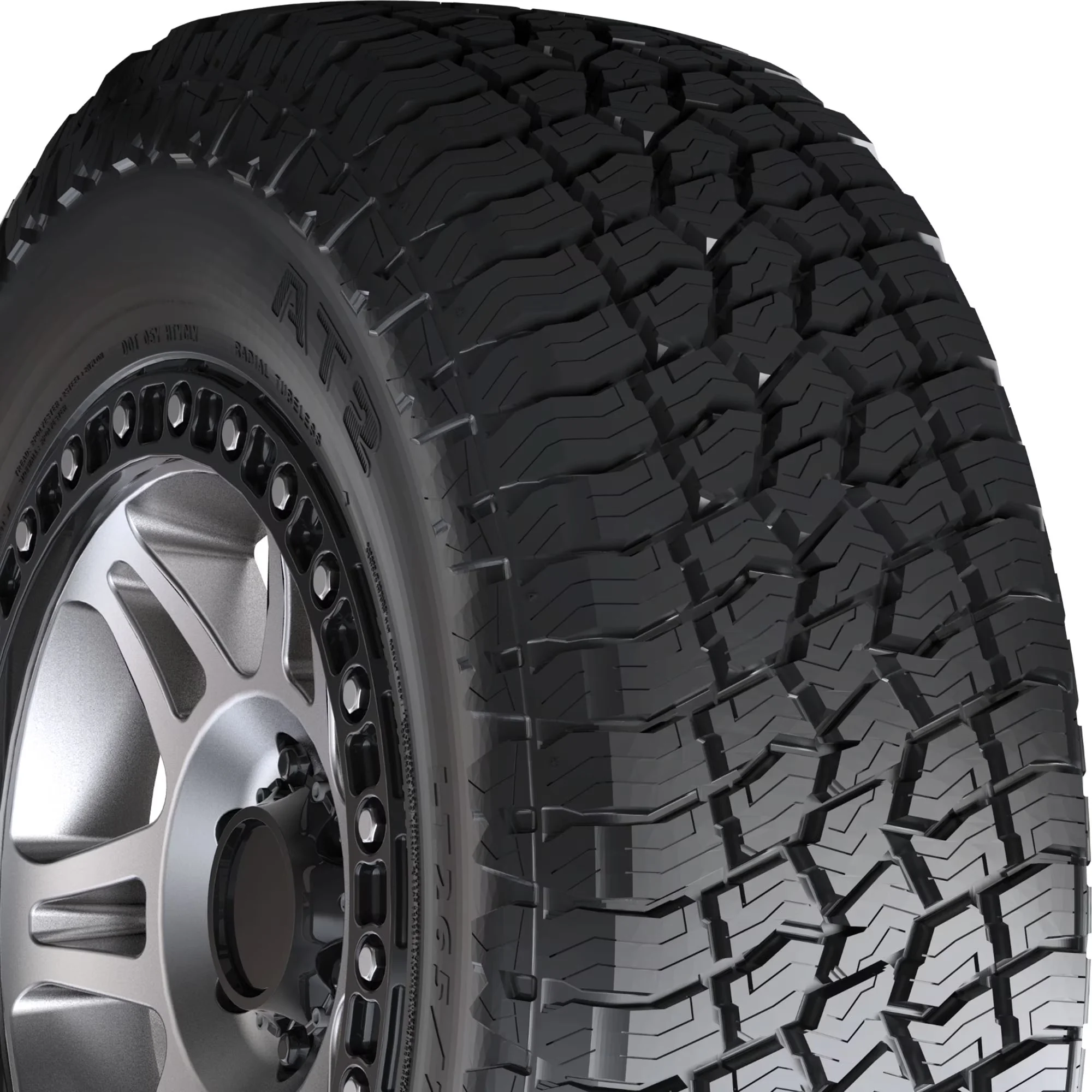 Durable Truck Tire with Fits Multiple Makes And Models, Size: LT275/55R20 - Model 3EB1AB