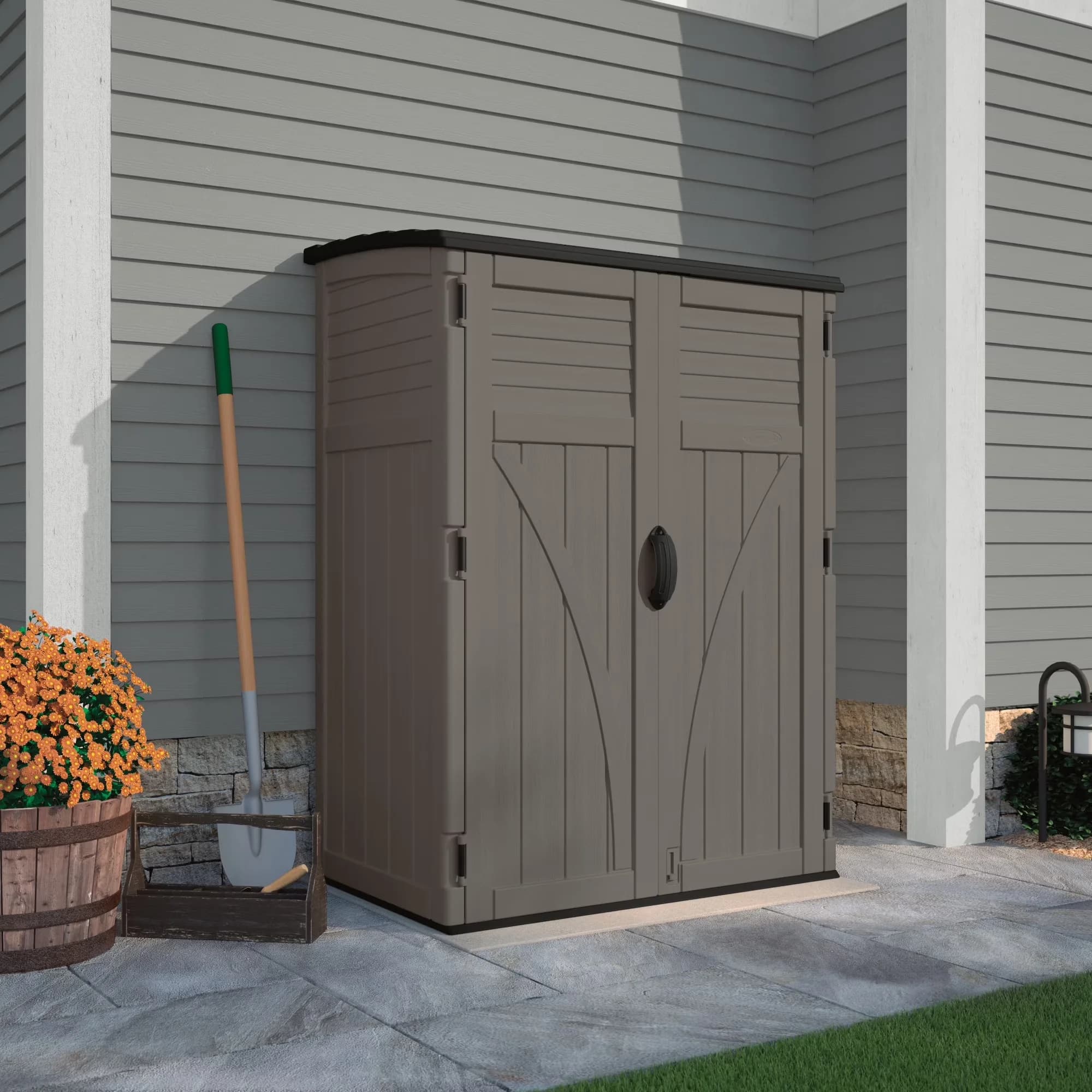 Reliable Shed with Waterproof - Resin 42 ft - Traditional Style Model C6614C