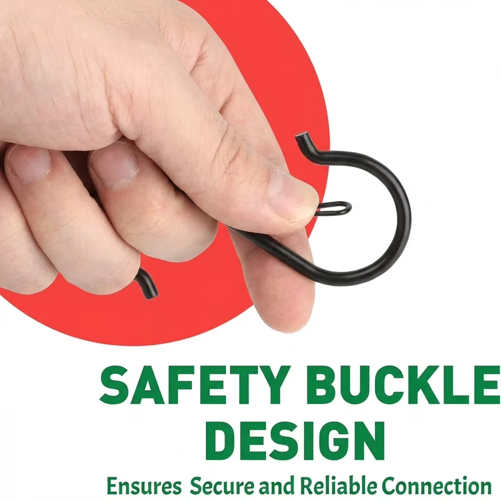 Fastener Durable with Easy-To-Use, Adjustable, Reusable - Metal Black 49 Model 104C92