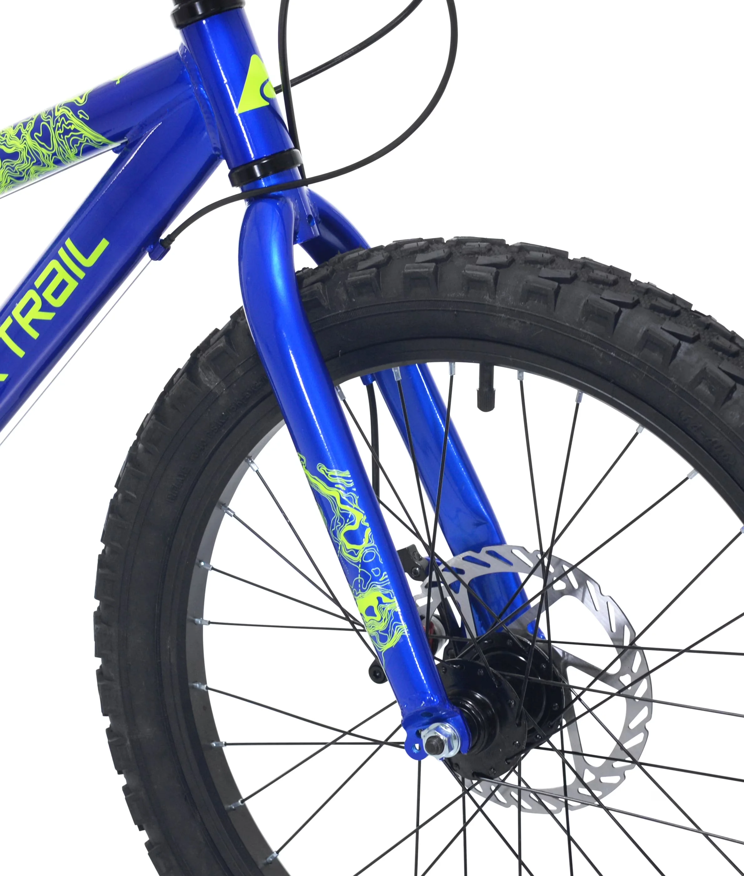 Essential Mountain Bike with Adjustable Speed, Adjustable Handlebar Height - Blue Model 7EF280