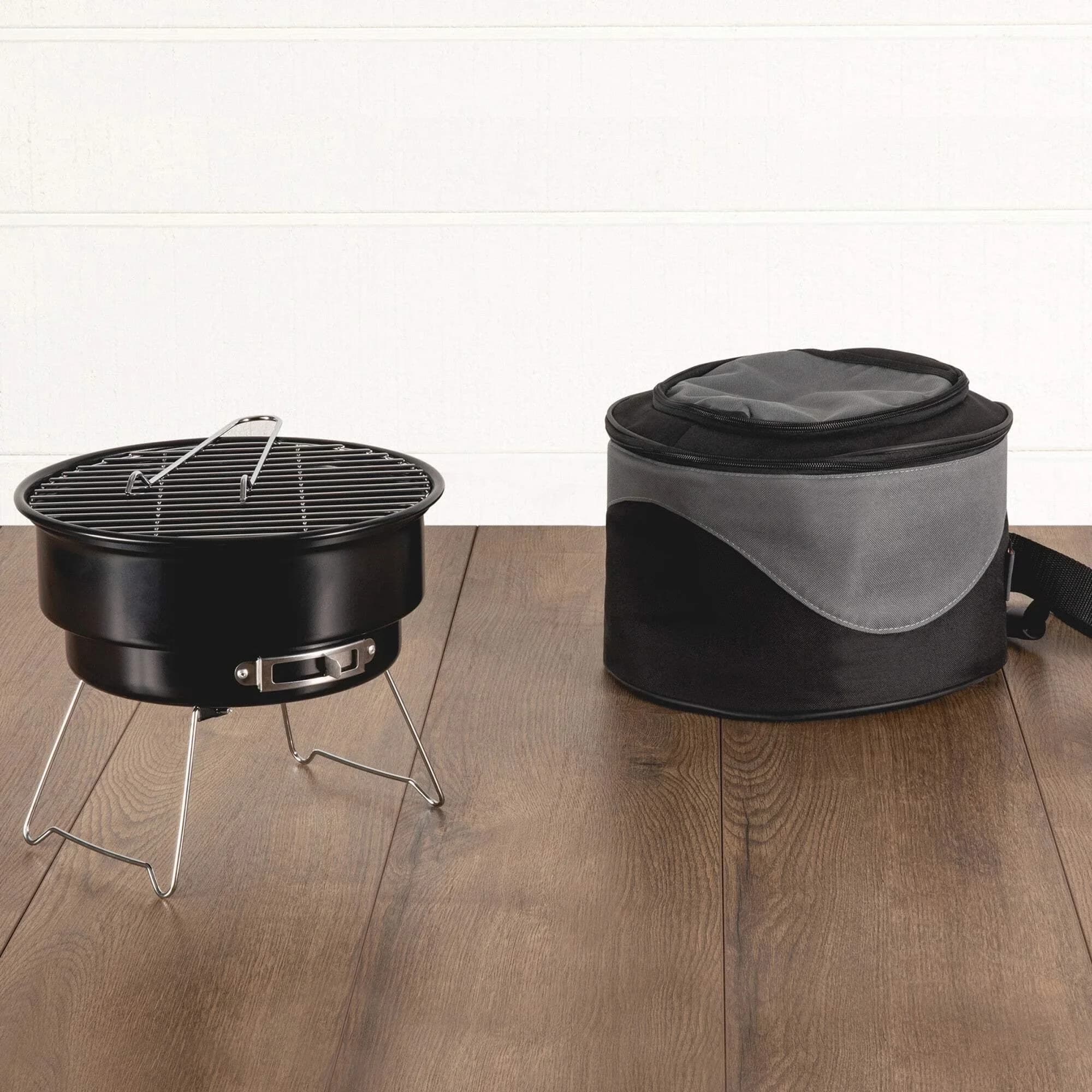 Versatile Flat Top Grill with Portable, Caliente Portable Charcoal & Cooler Tote - OSFA Model E63178