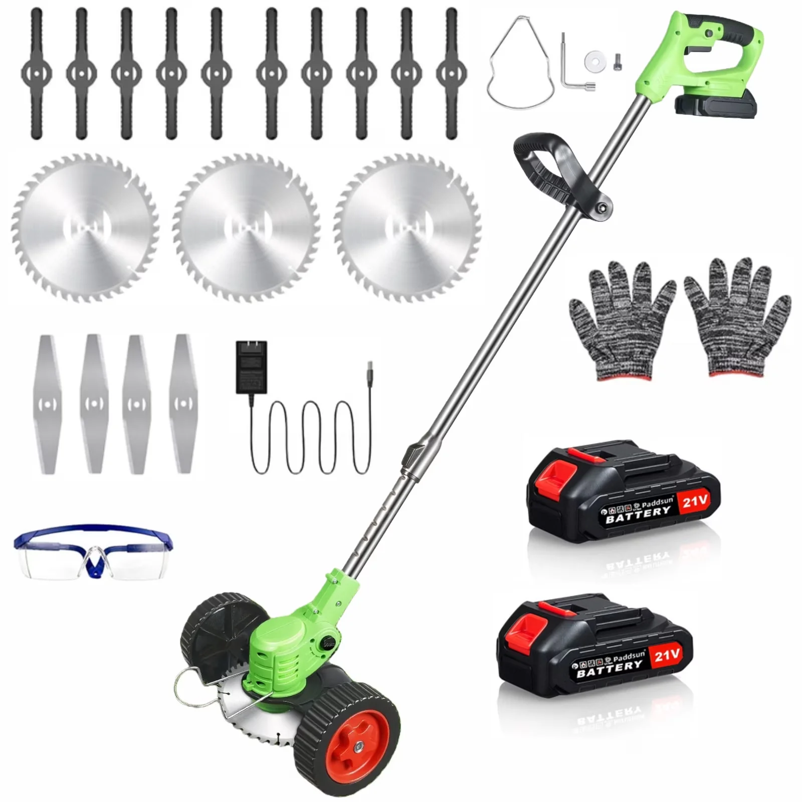 Efficient String Trimmer with Battery, 21V, Extendable for Garden - Professional Series Model DCBF83