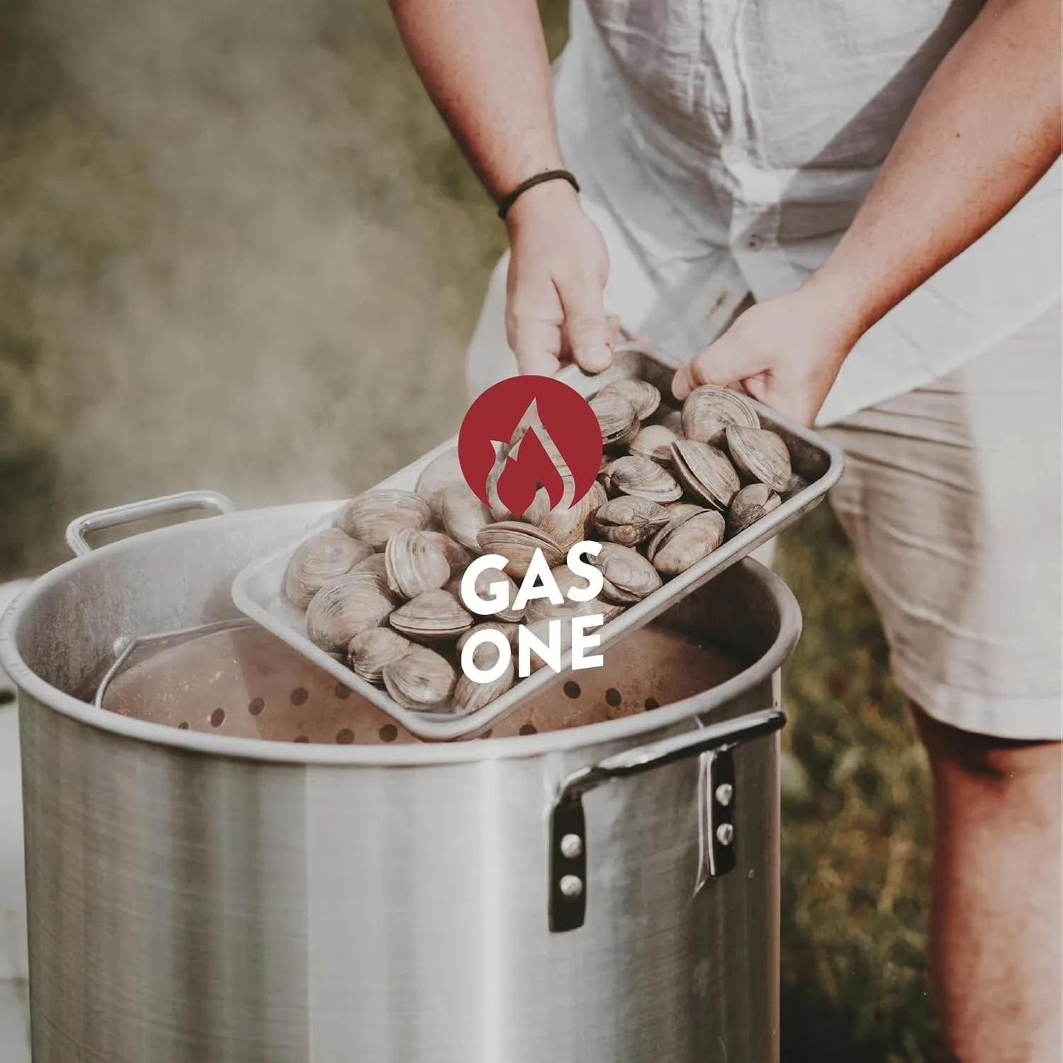Compact Outdoor Fryer with Propane Regulator, 100Qt Pot, Basket - Aluminum Model 61DD26