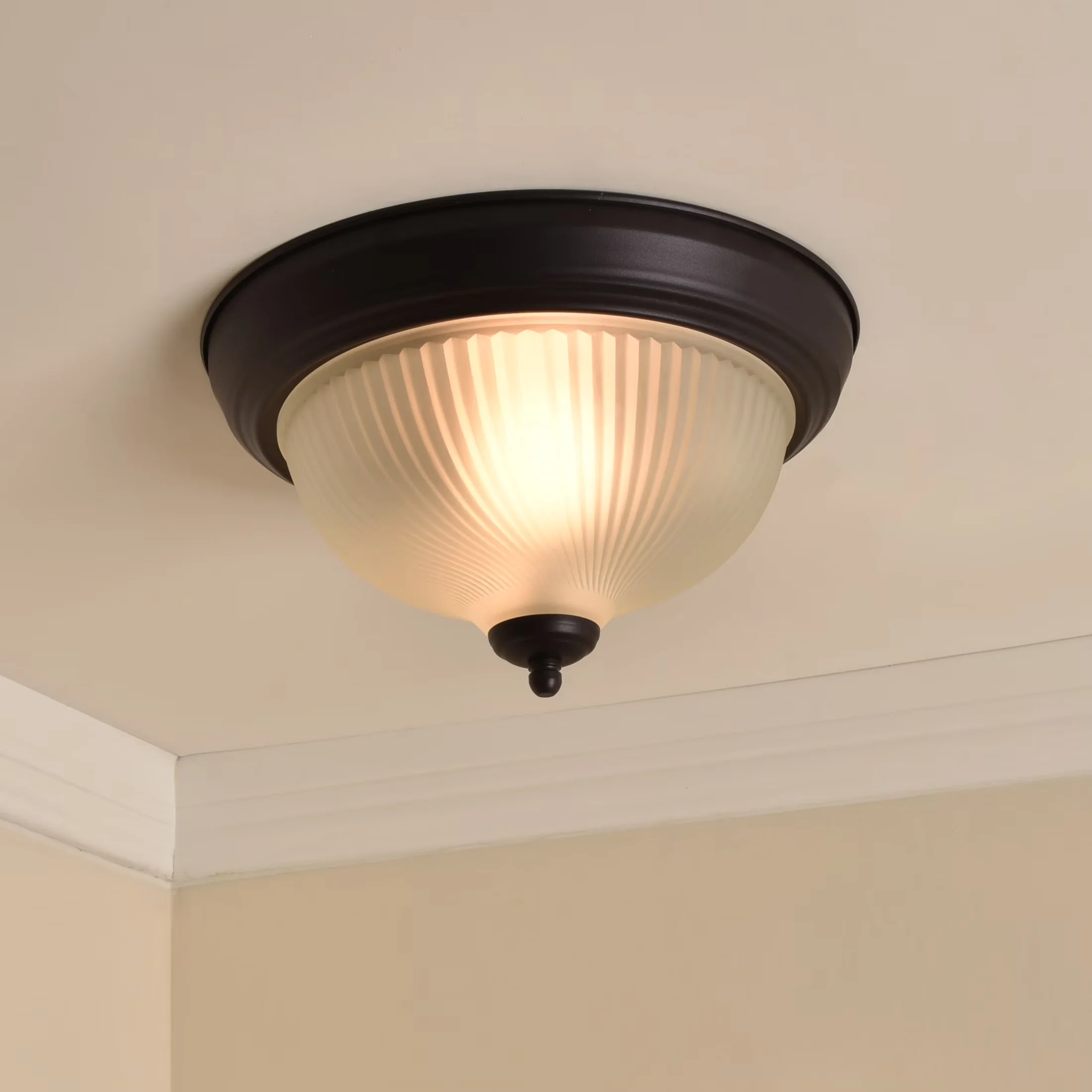 Durable Ceiling Lights Fixture with LED, Eco Friendly, Energy Efficient - Metal Bronze Model 040043