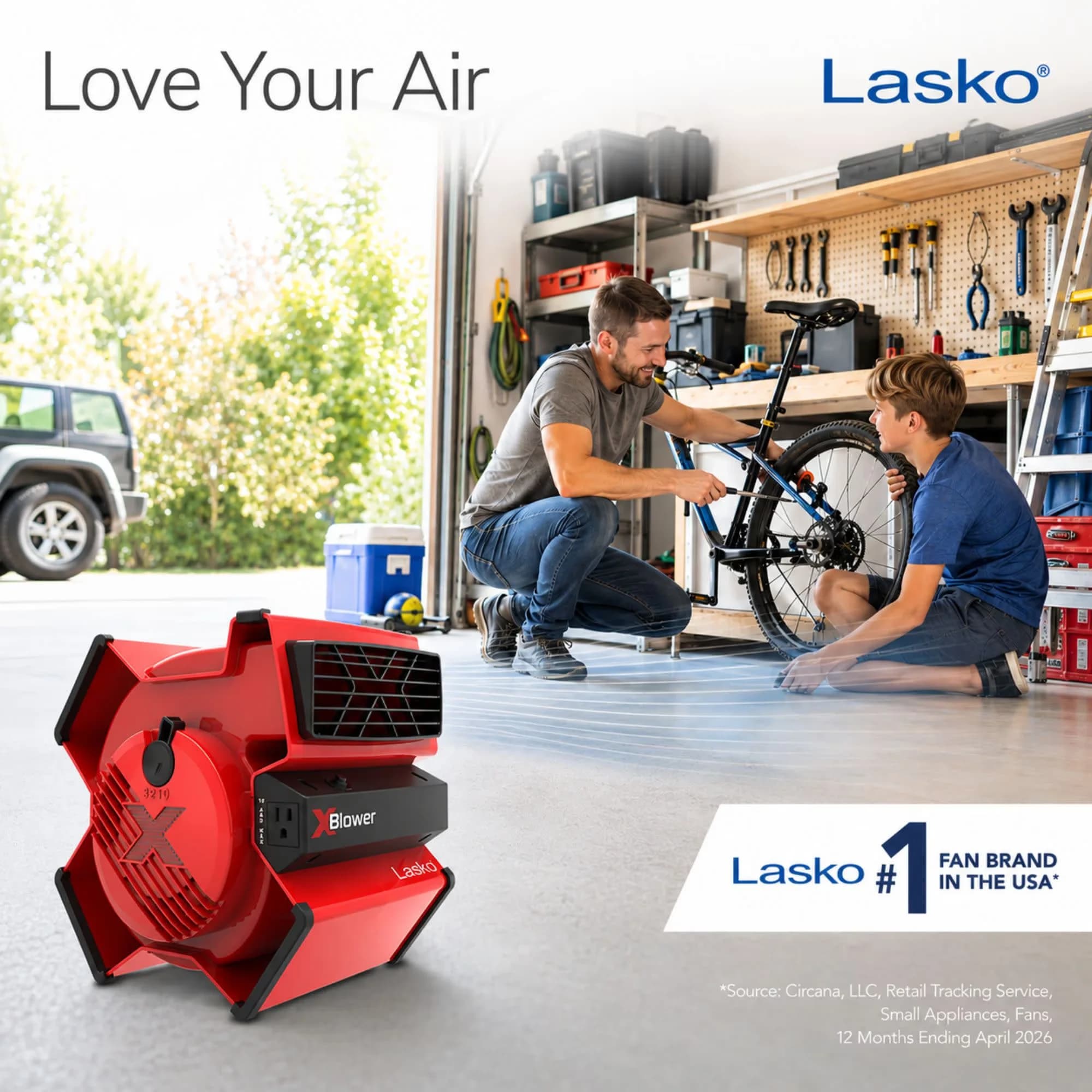 Classic Fans In Cooling with Convertible, USB Ports and Built-In Outlet - 54% Plastic, 31% Steel, 9% Copper, 4% Aluminum, 2%... Model 88E795