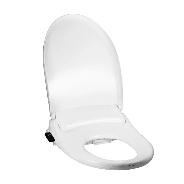 Stylish Toilet Seats And Lid with Electronic Bidet - Plastic White - Essential Collection Model 5428B8