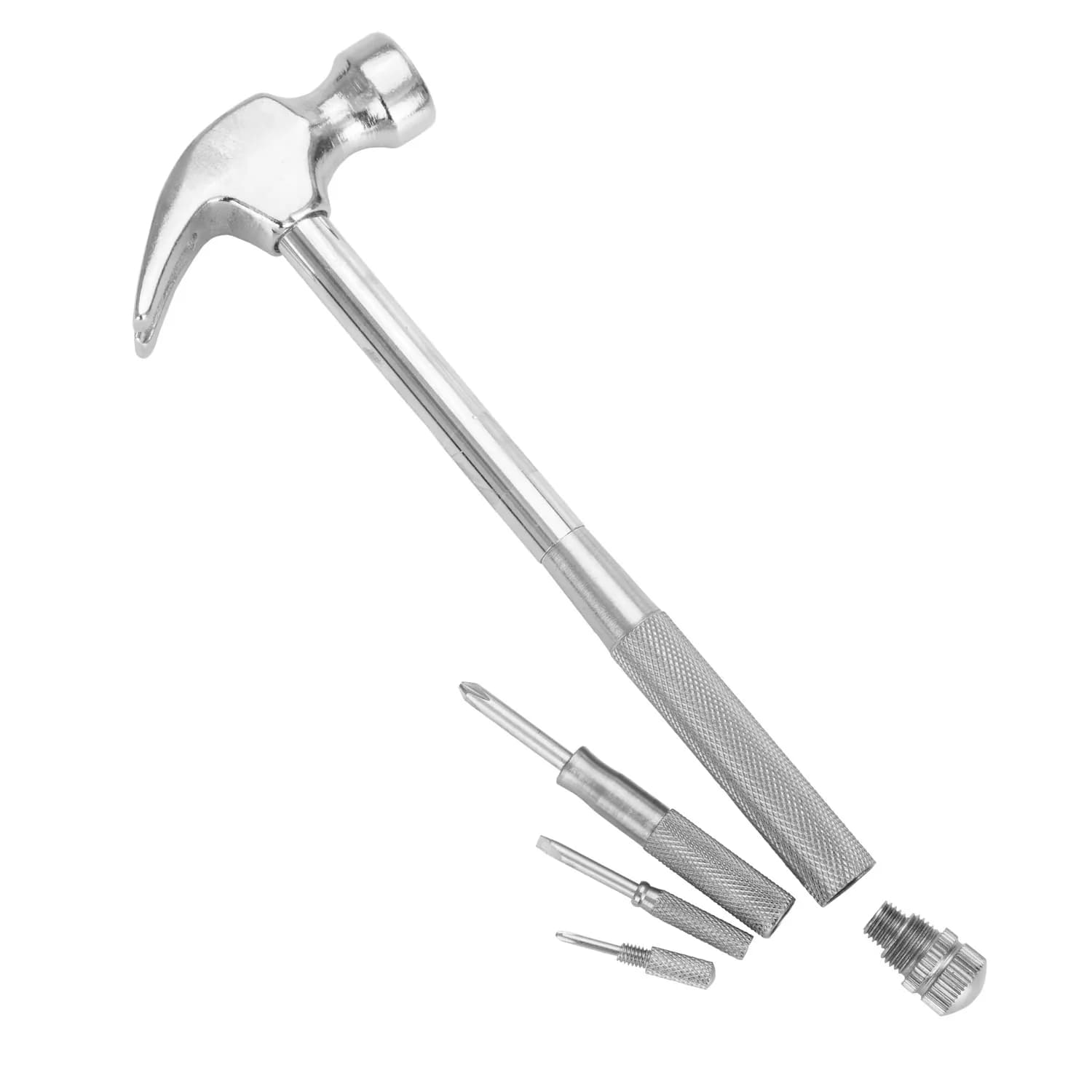 Innovative Hand Tool with Rust Resistant, New Chrome Plated 5 in 1 Hammer, 5 Year Limited Warranty - Model 20AC3A