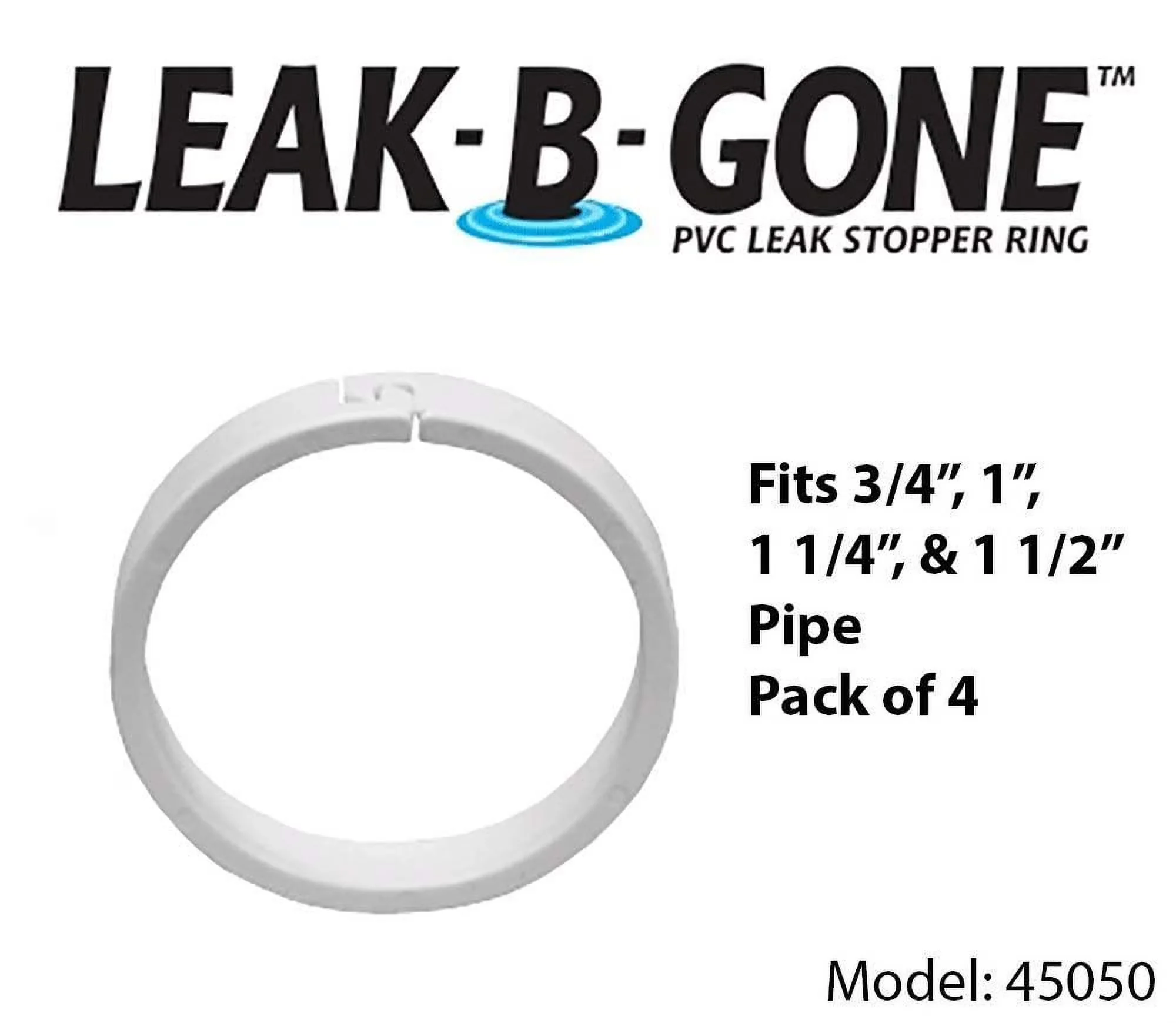 Modern Plumbing with Easy Installation, Easy installation; no tools required, For commercial and residential use - White Pvc Model 9F76D3