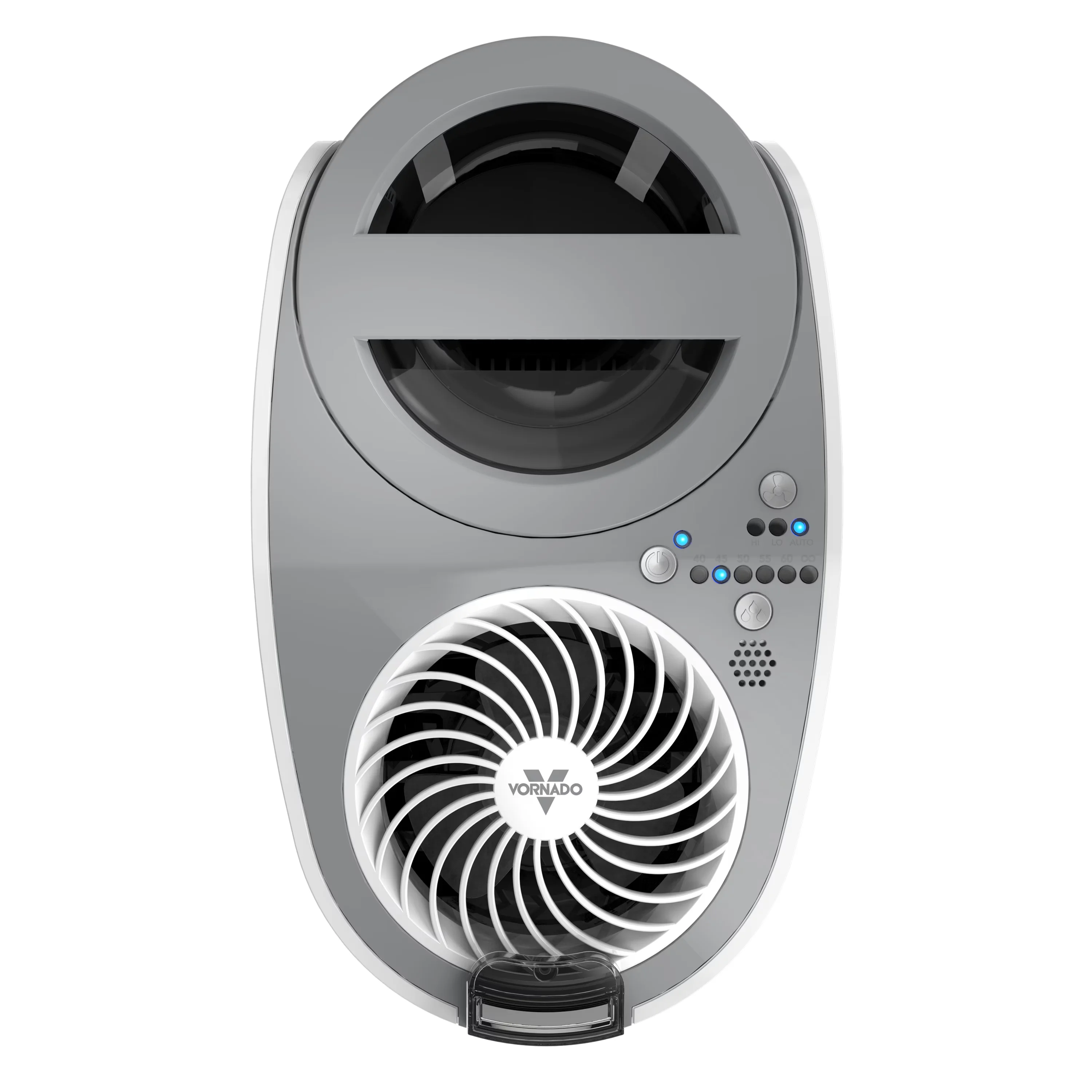 Sleek Humidifier with Automatic Moisture Control, Water Level Indicator, Automatic Shut-Off - White Model D613E8