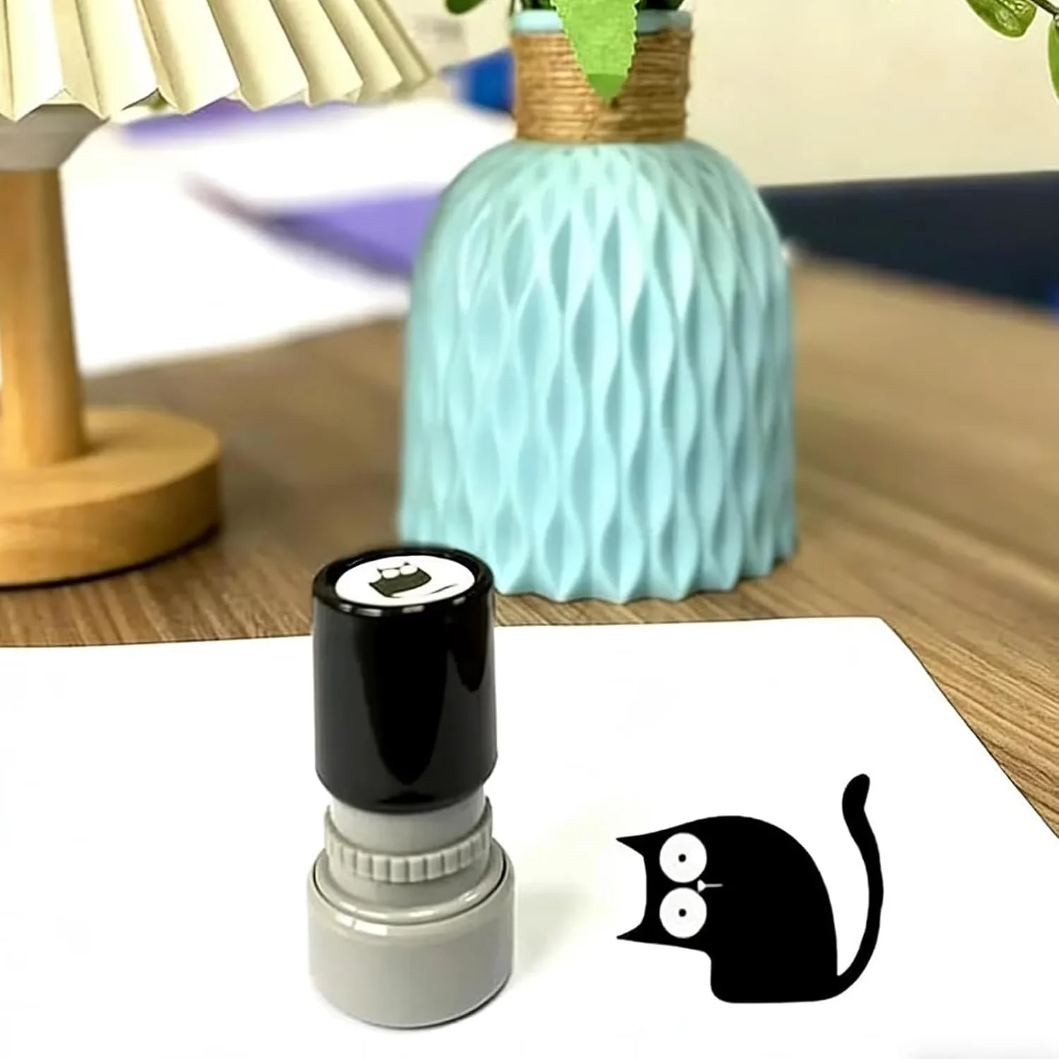 Innovative Moving with Cat Stamps Self Inking, Mini Kitten Stamp Set, Cat Pattern Stamp - Abs Model D7516E
