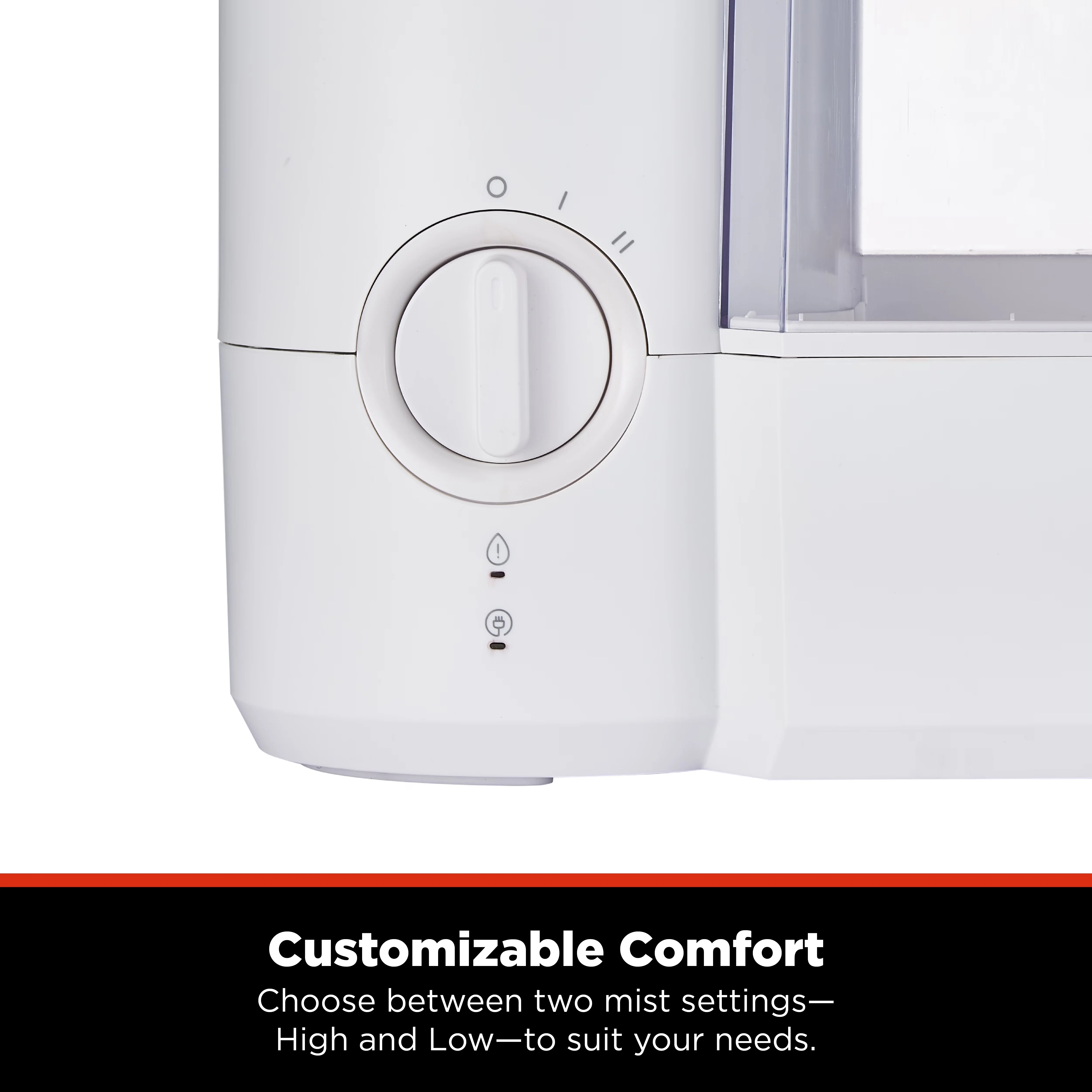 Humidifier Professional with Automatic Shut-Off, Warm Mist for Fast Humidification, Ultra Quiet - White Model C98791