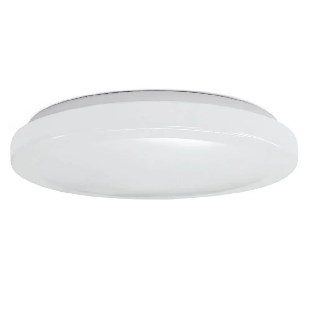 Quality Ceiling Lights Fixture with LED, Modern, Instant full brightness - Plastic White Model 58D691