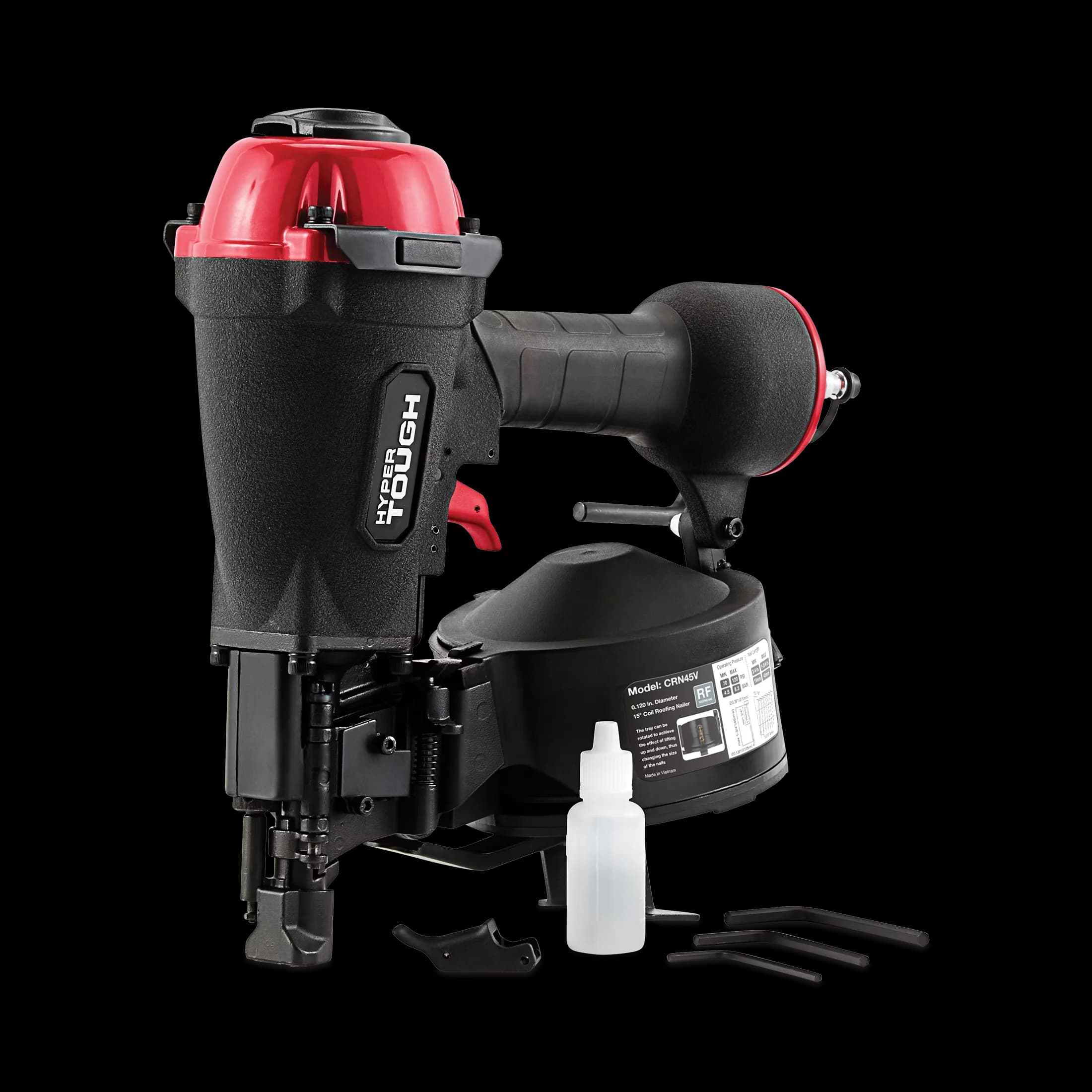 Air Tools Compressor Stylish with Ergonomic Soft Grip, 360 Degree Adjustable - Model 7E9DCB