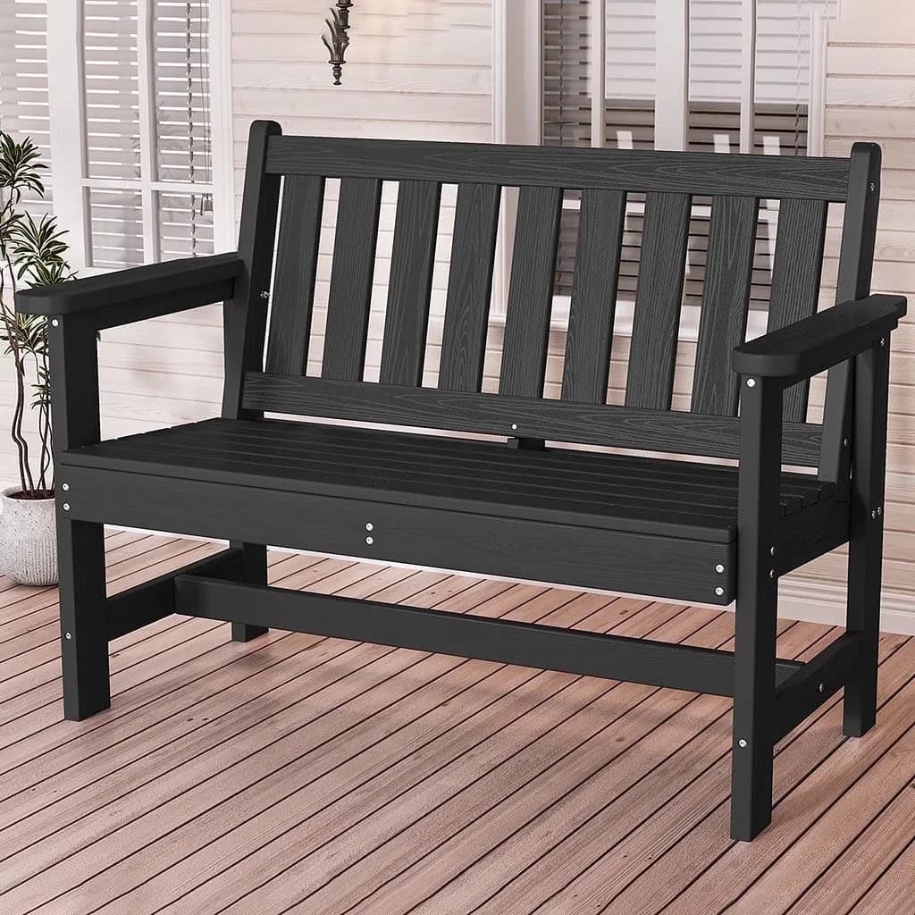 Essential Patio Chair with Waterproof, Rust Resistant, Weather-Resistant - Hdpe Black Model 765055
