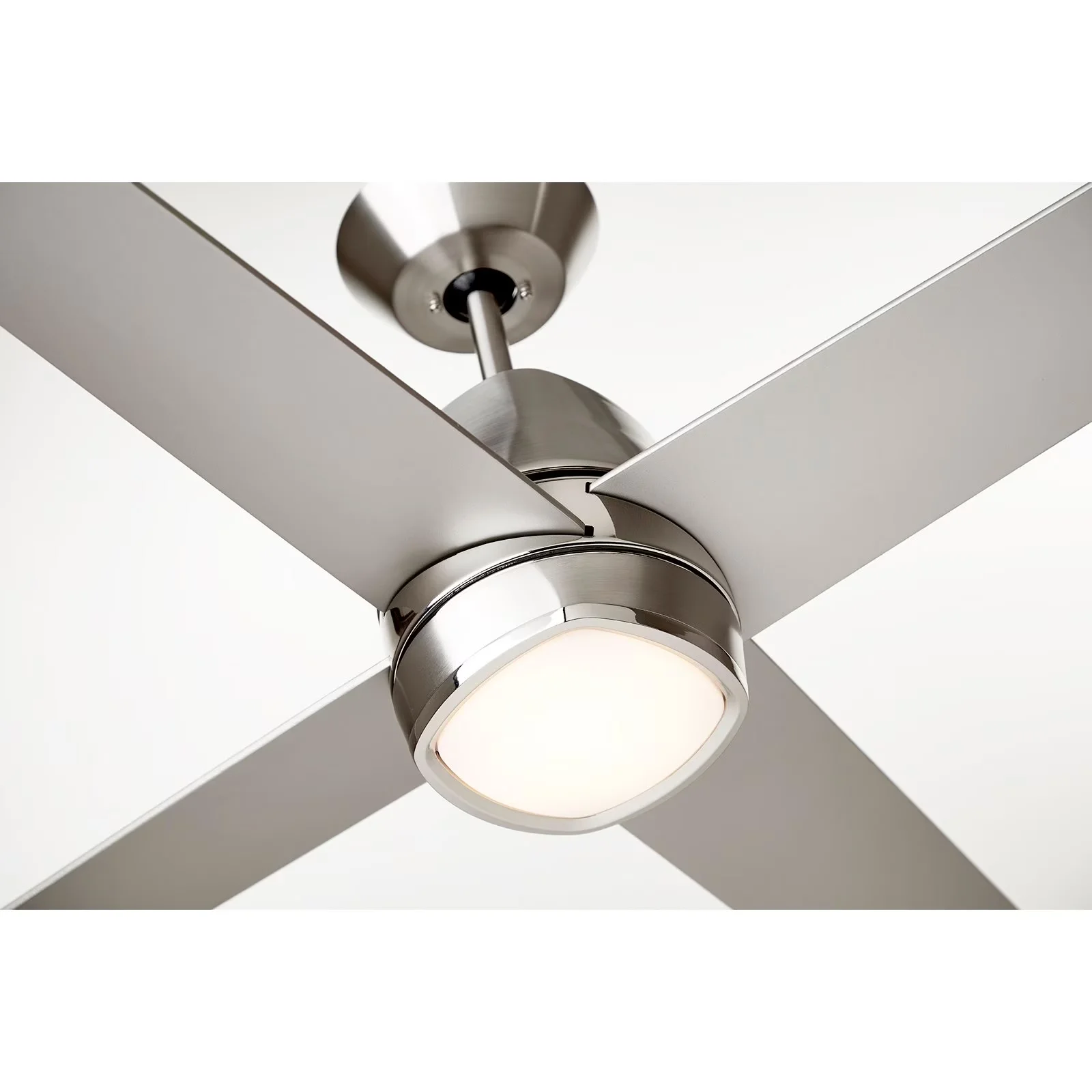 Ceiling Fan Professional with LED, Bohemian, Industrial - Glass Black 54 in Model 0C7C49