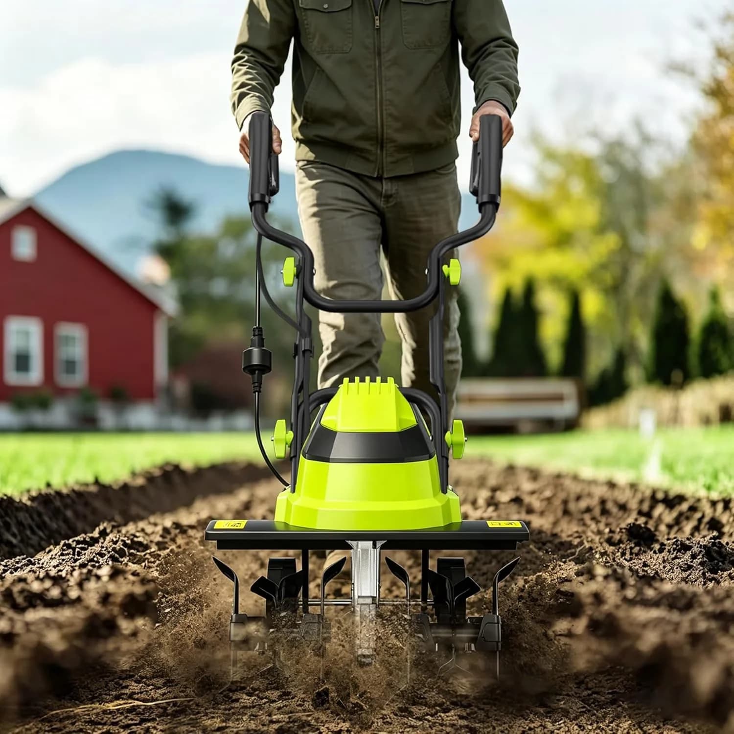 Quality Trillers Cultivator with Tiller, Provides a 9-inch tilling depth. - Model 85BD4F