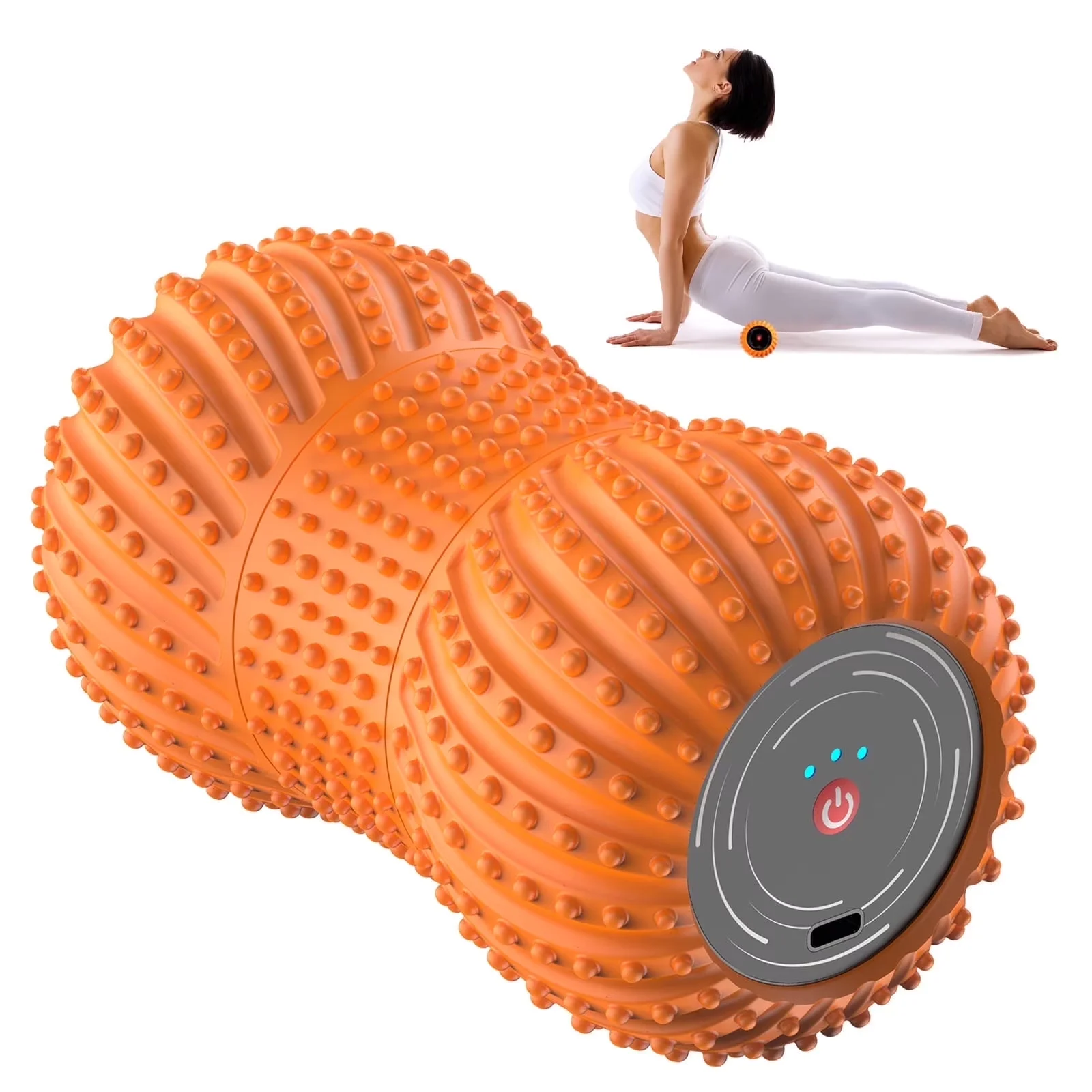 Home Gym Accessory Compact with Battery, Vibrating - Foam Pastelmulberry Model 801D8A