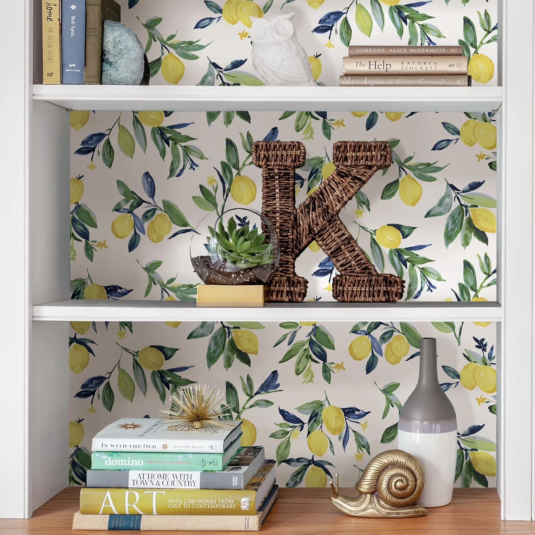 Quality Wallpaper with 216-in by 20.5-in, 30.75 sq. ft, Lemon Drop Yellow Vinyl Peel And Stick - Yellow Vinyl Model C8DA0B