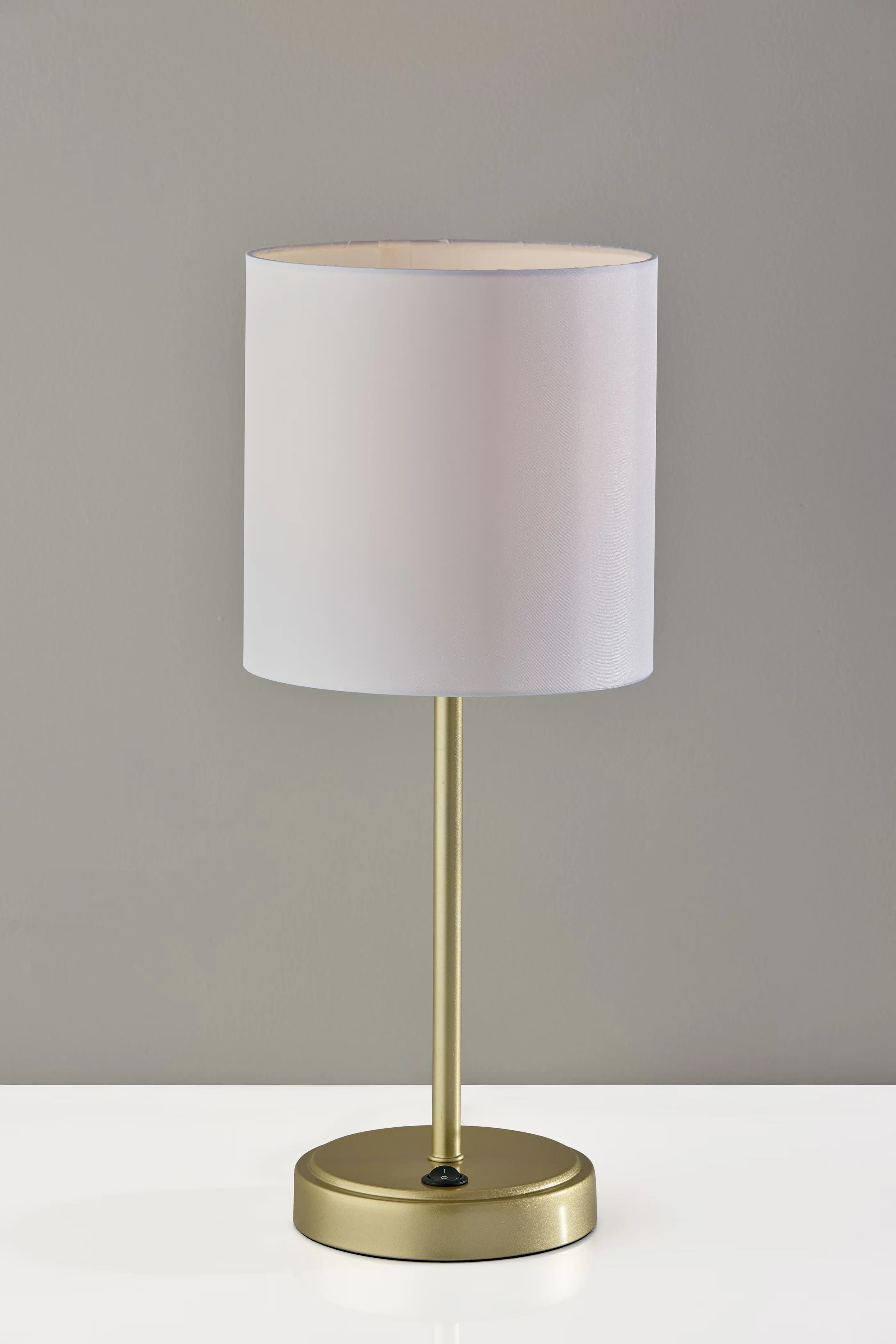 Quality Table Lamp with LED, Standard Lamps, Gold Metal Stick - Gold Steel Model 0D772D