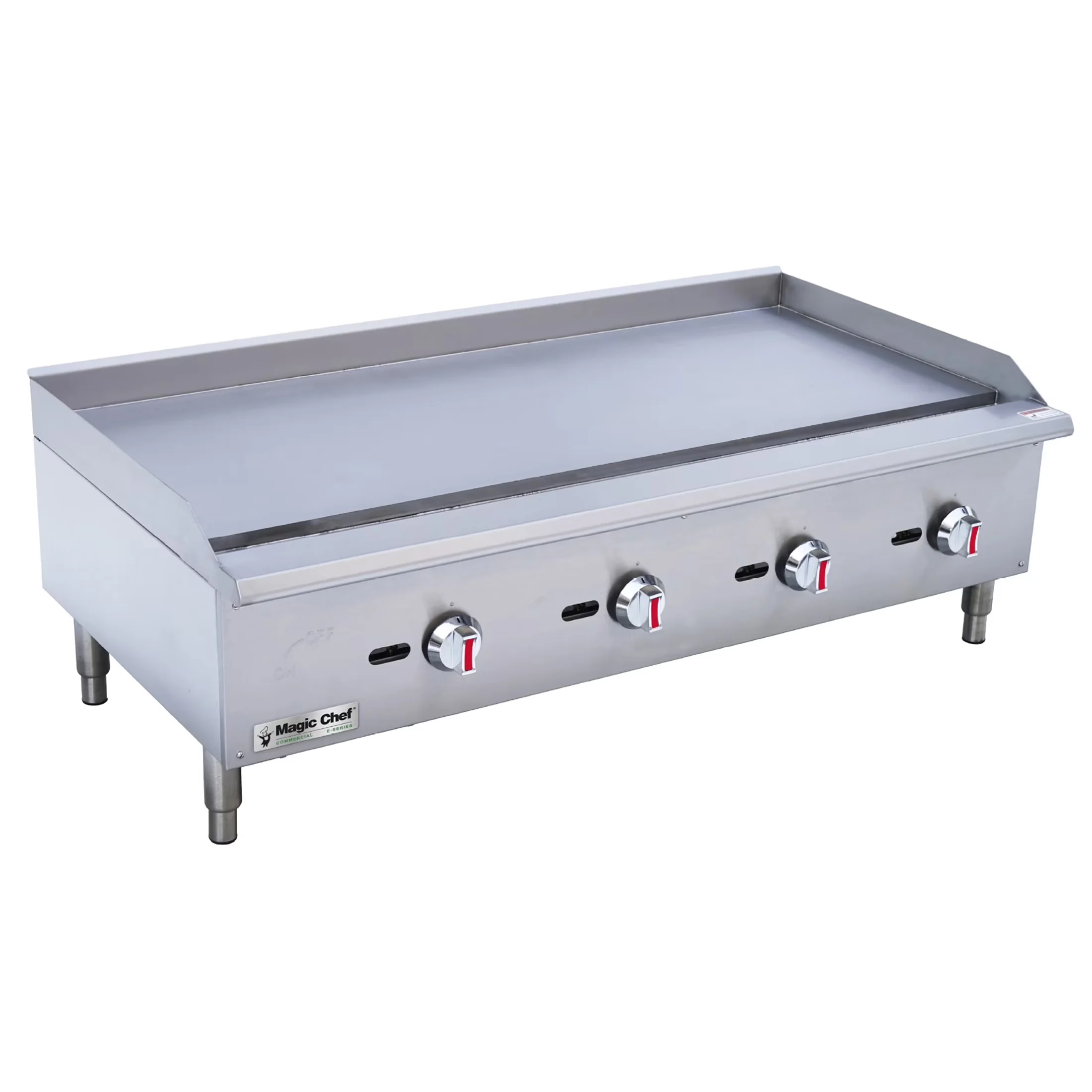 Quality Flat Top Grill with Portable, 3/4" griddle plate thickness - Silver Stainless Steel Model F311A9