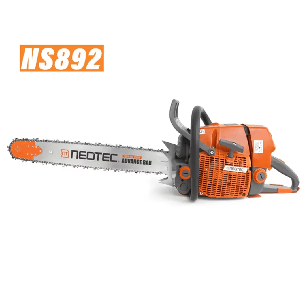 Durable Chainsaw with Anti-Vibration, Heavy-Duty, NS892 25" 92cc 2-Cycle Gas - Model 9248BF