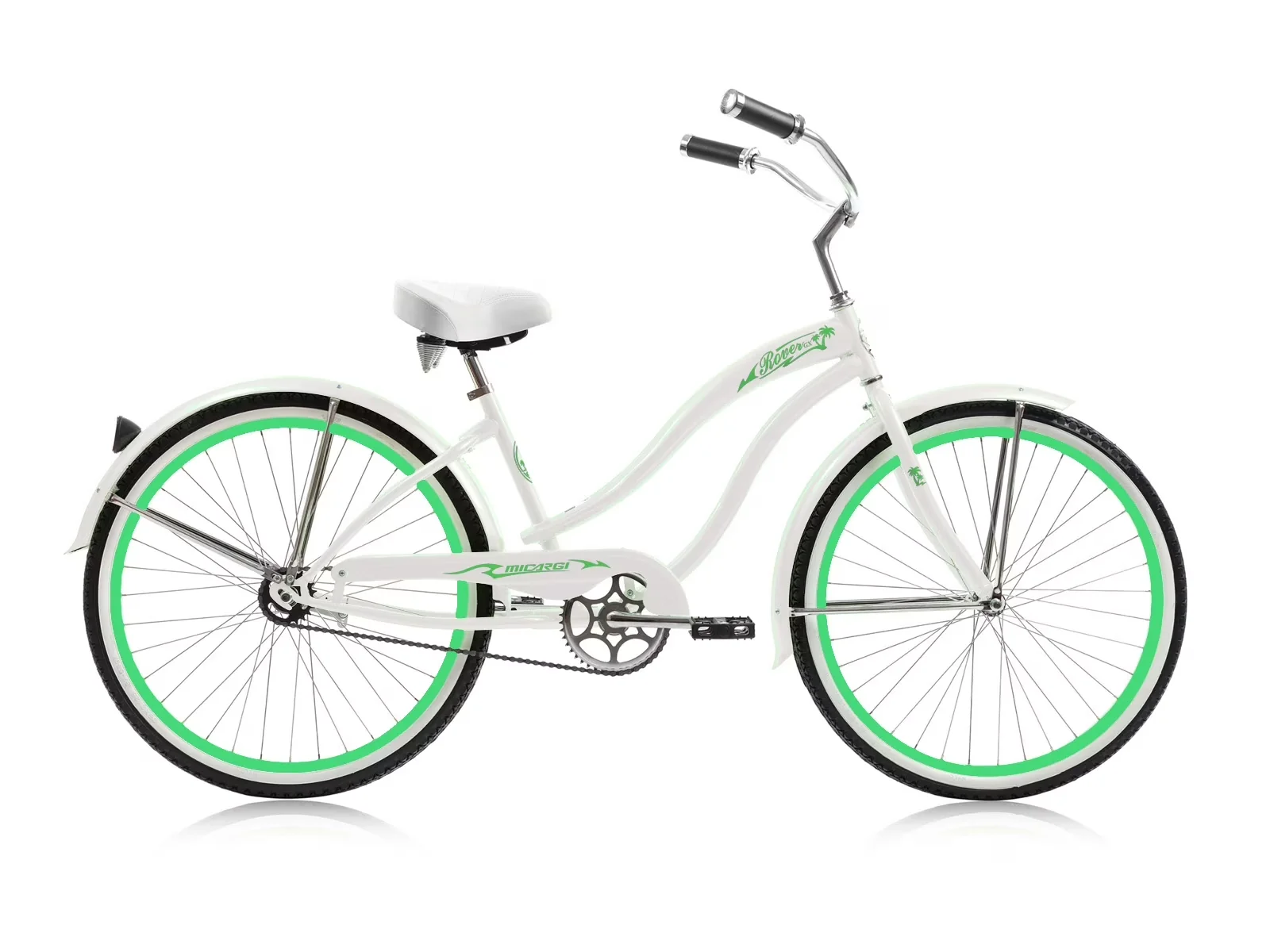 Cruiser Bike Versatile - White ROVER - Standard Series Model 835D1E