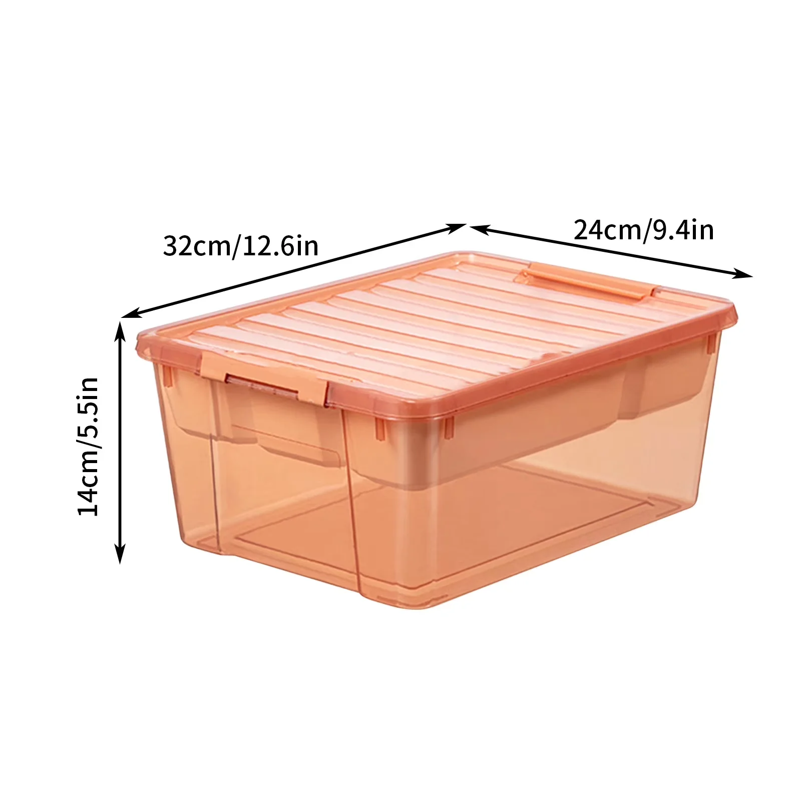 Garage Storage Supply Reliable with Stackable, Building Blocks, Toys Organizer Bins - Orange Plastic Model 781091
