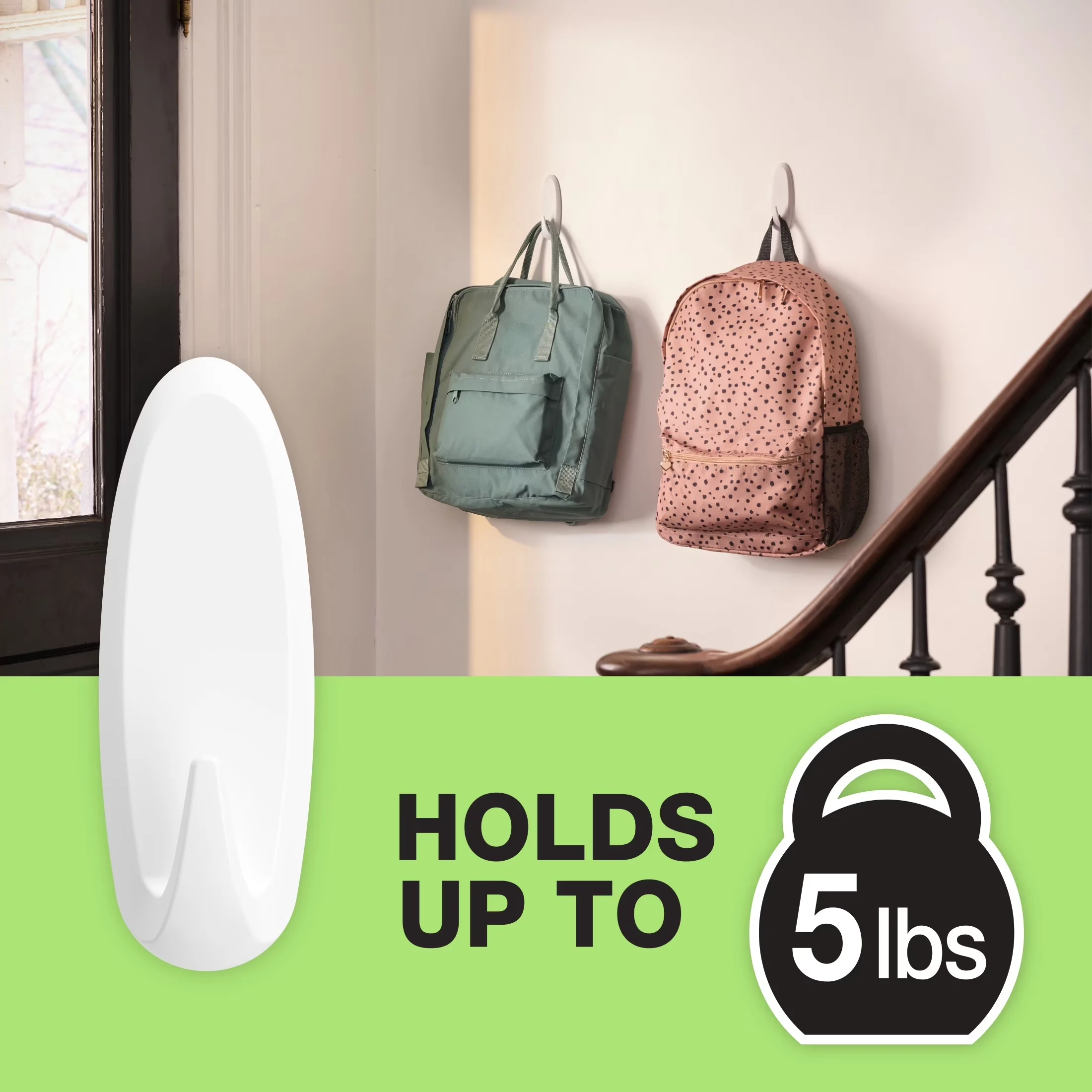 Damage-Free Hanging Essential with Easy Installation, Brand: FrogTape - Plastic White Model C7FEC9