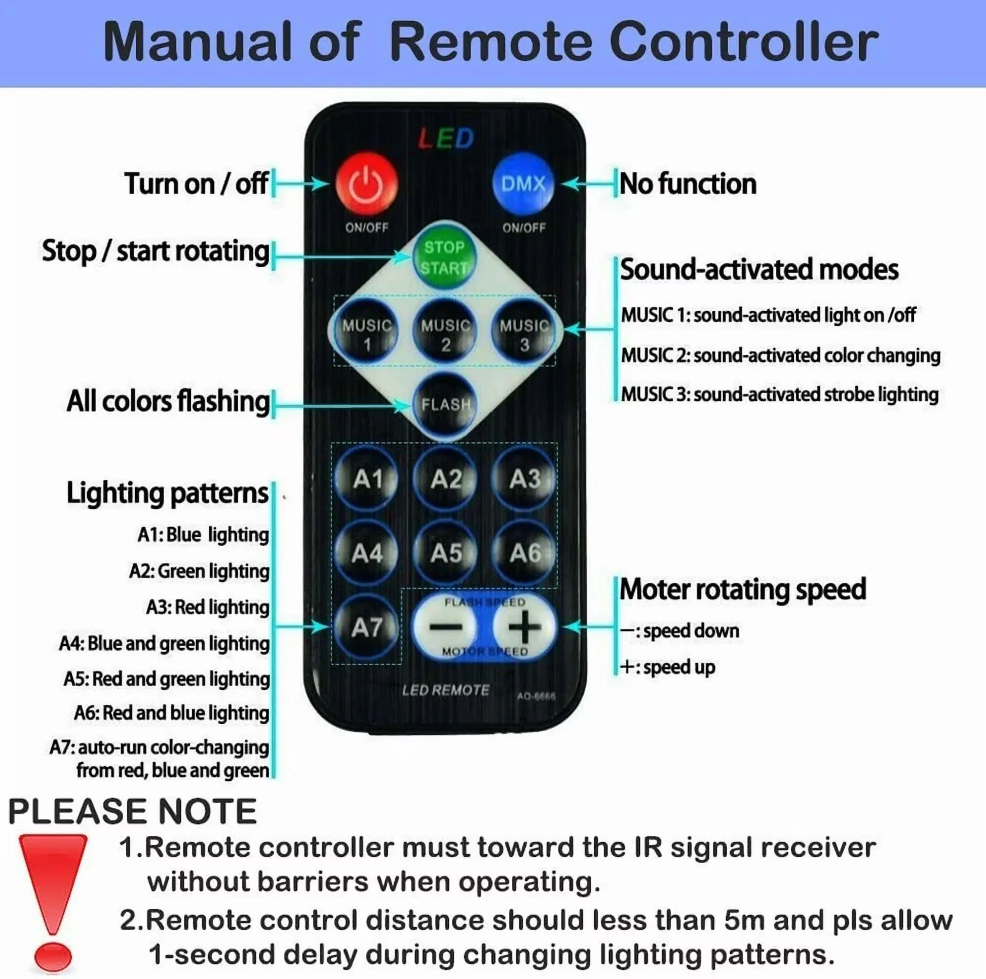 Innovative Novelty Light with LED, Easy to use and practical for everyone., Remote Controlled Lighting - Multicolor for Home Model ED9F84