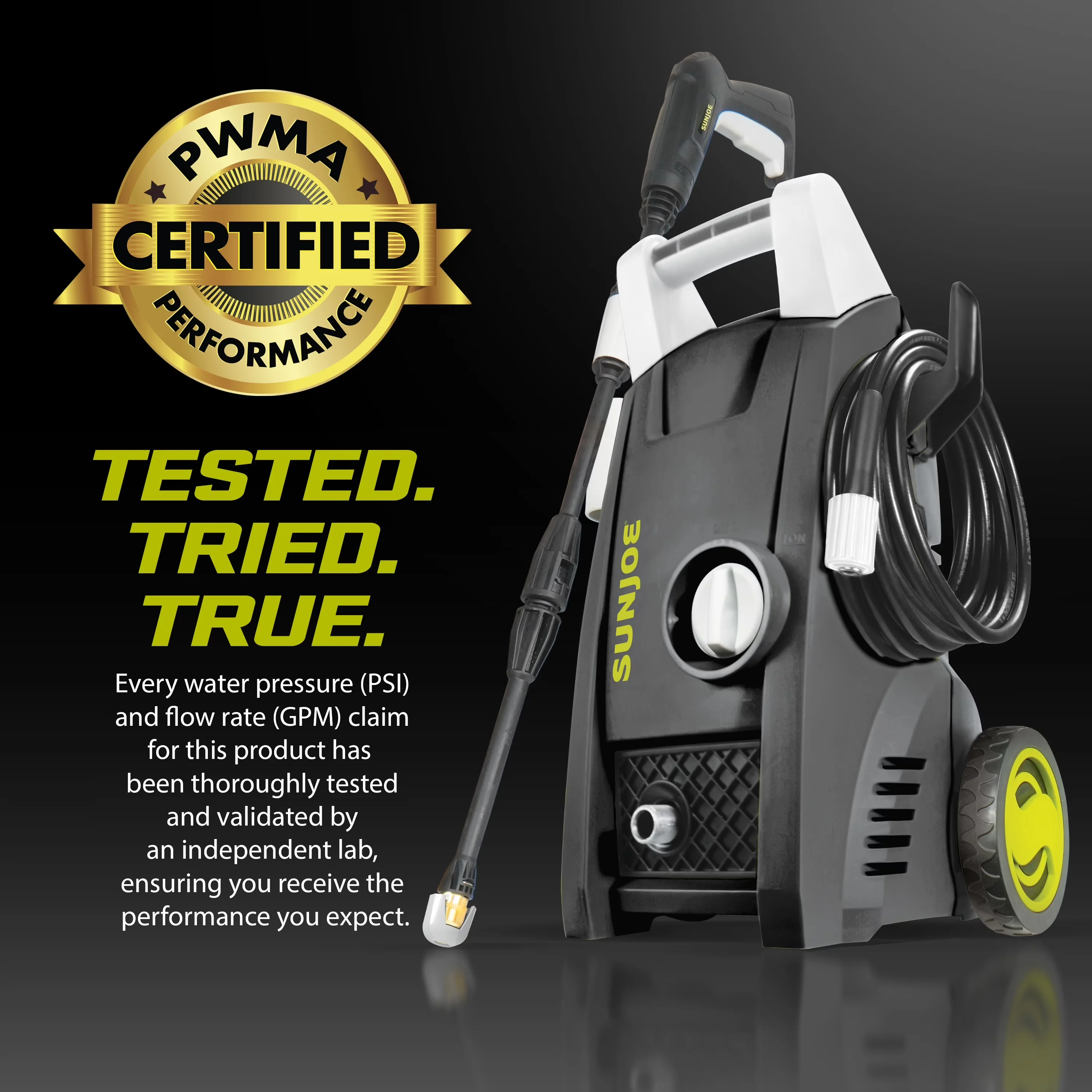 Classic Pressure Washer with Adjustable Wand, 1.2 GPM Portable Power Cleaner - Model 008B08