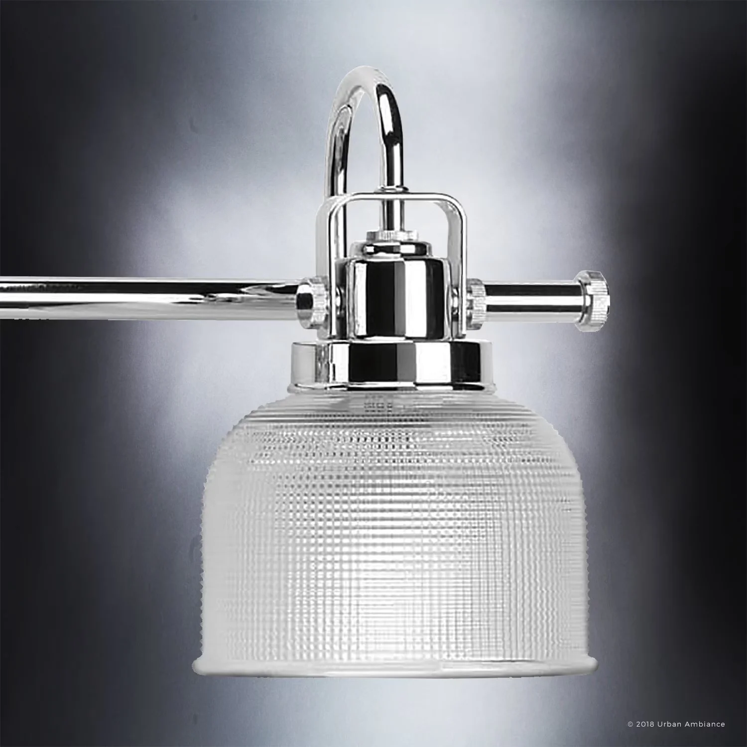 Stylish Bathroom Renovation with Incandescent, Dimmable, Luxury Farmhouse Bath Fixture - Silver Steel Model AAD7AA