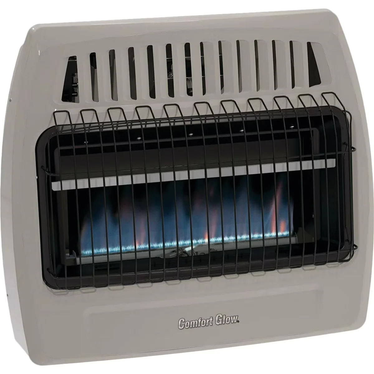 Portable And Electric Space Heater Durable with 30000 BTU, Adjustable - Blue, Gray Model A80053
