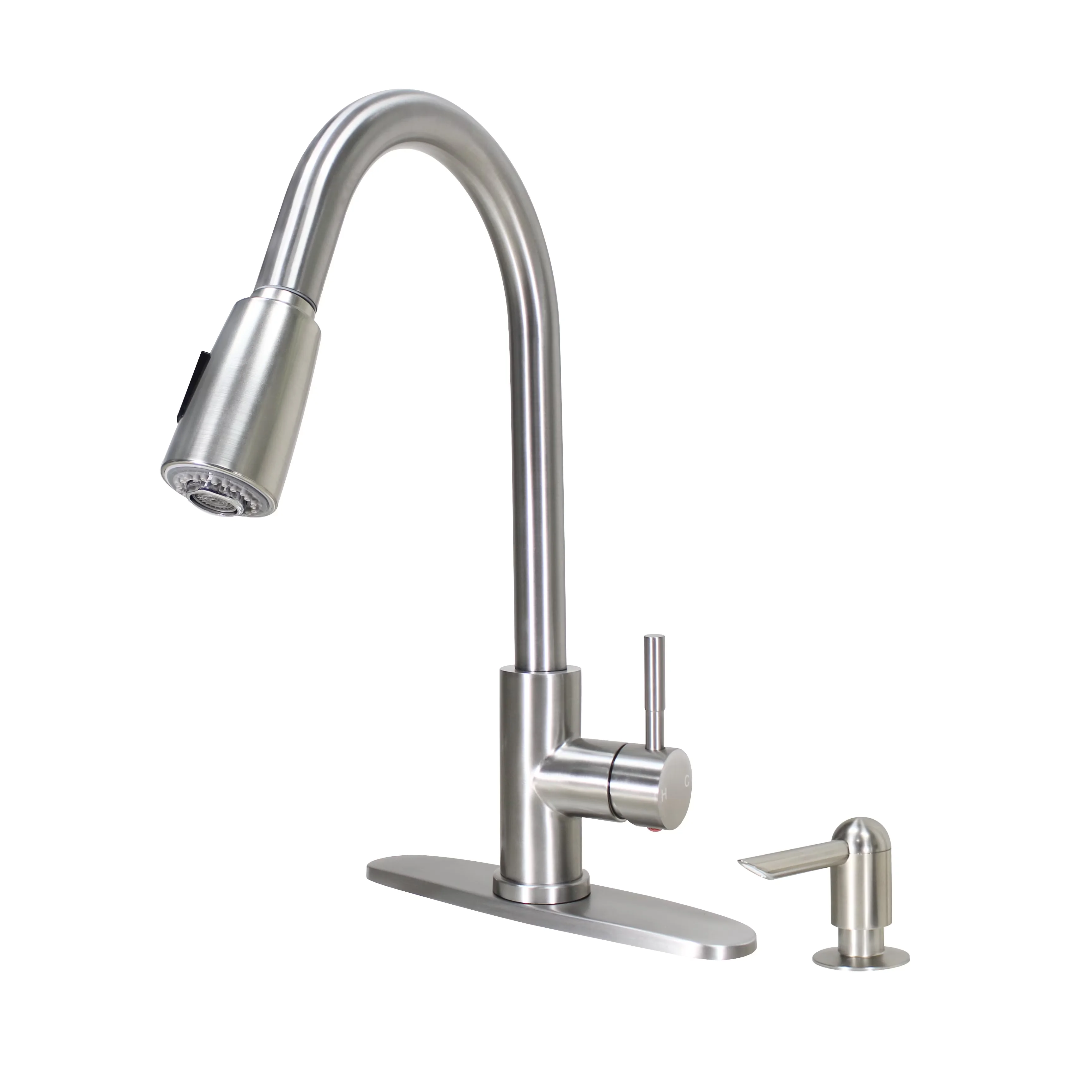 Stylish Kitchen Renovation with Hot And Cold, Easy To Install, Pull Out Sprayer - Steel 11" x 16.25" Model 5B388C