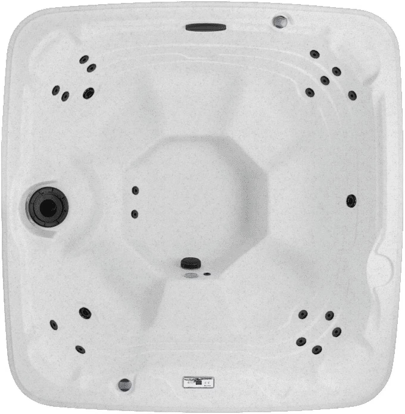 Essential Hot Tub with Puncture Resistant, Led Display, Accessory Bundle - Blue Model 0AB7CE