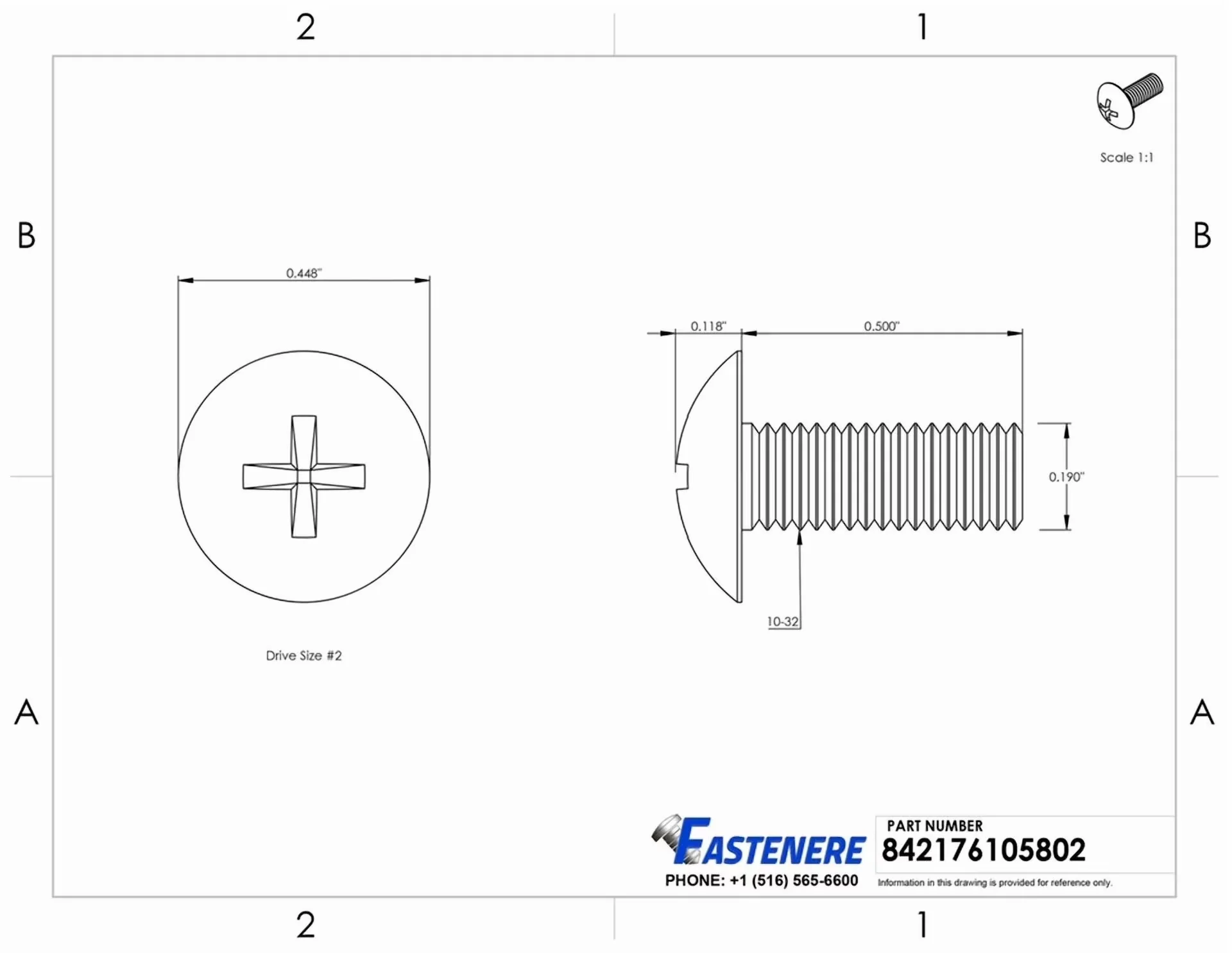 Fastener Innovative - 10-32 - Traditional Style Model 4FA152