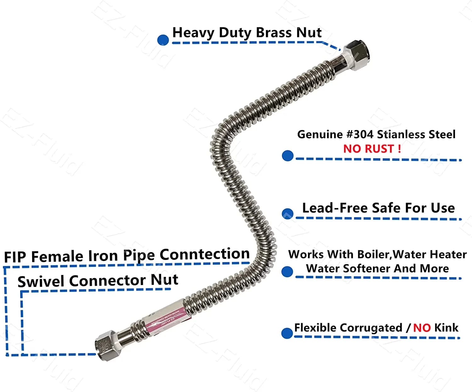 Professional Plumbing with Easy Installation - Stainless Steel 24 - Premium Collection Model B070F8