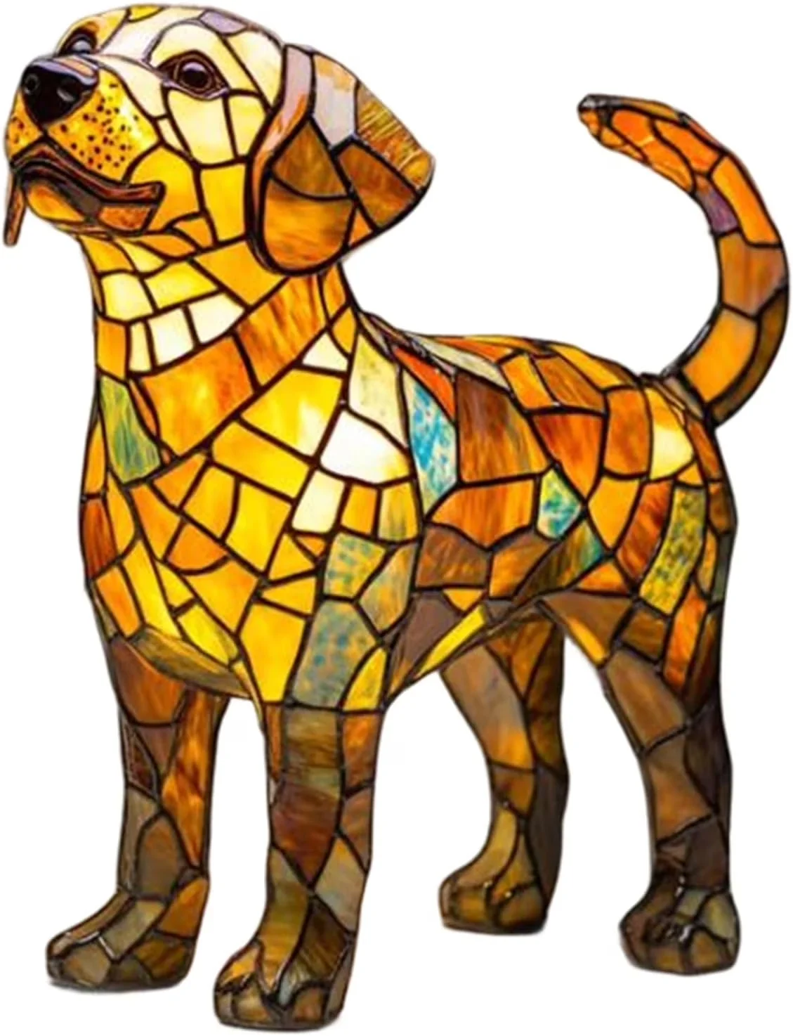 Innovative Lamp Set with LED, Art Deco, Fall Labrador - Labrador 9inches Model 473E8E
