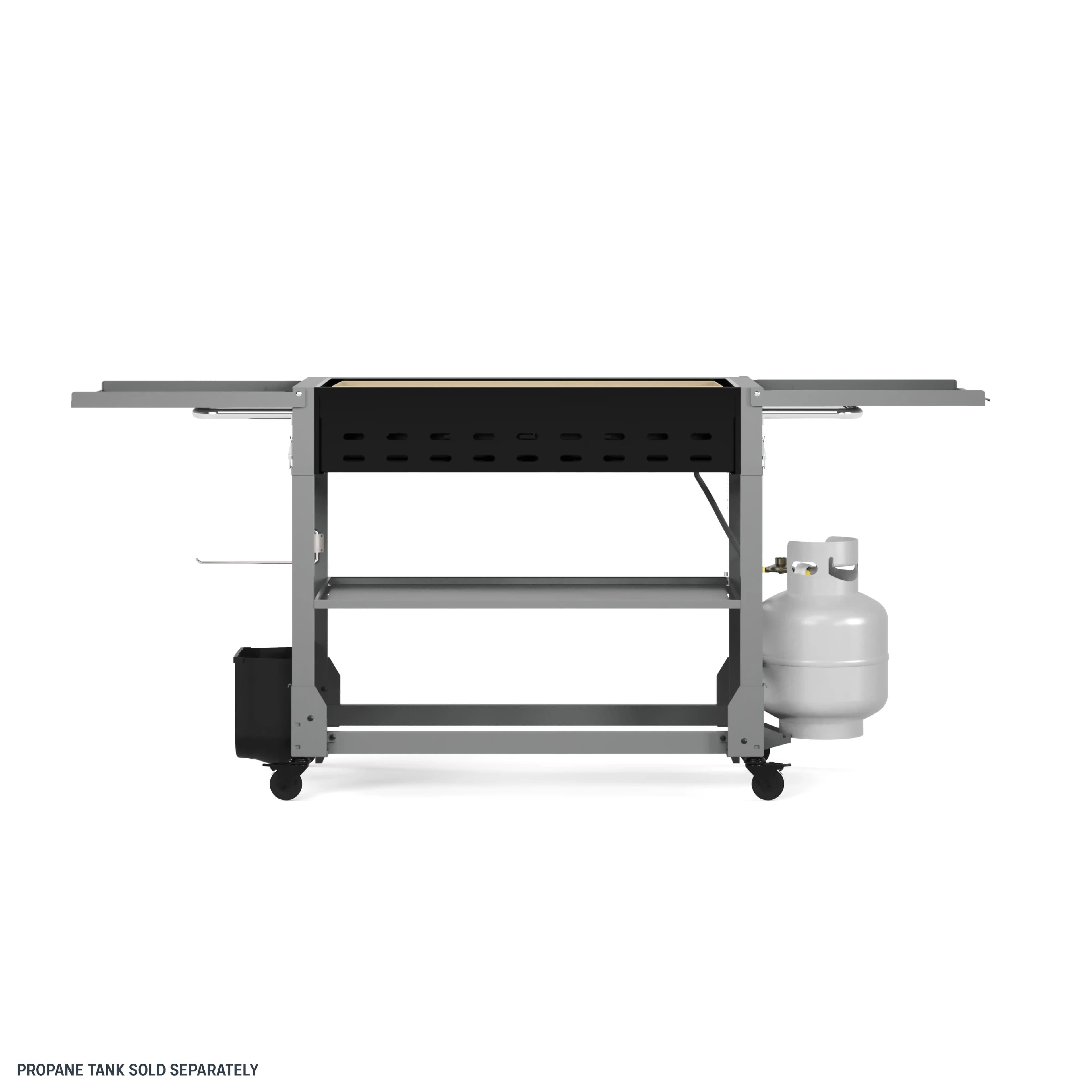 Flat Top Grill Reliable with Foldable Legs, Anaheim 5-Burner 36" Outdoor Griddle, Griddle Tool Set + Cover - Powder Coated Steel Gray Model 175854