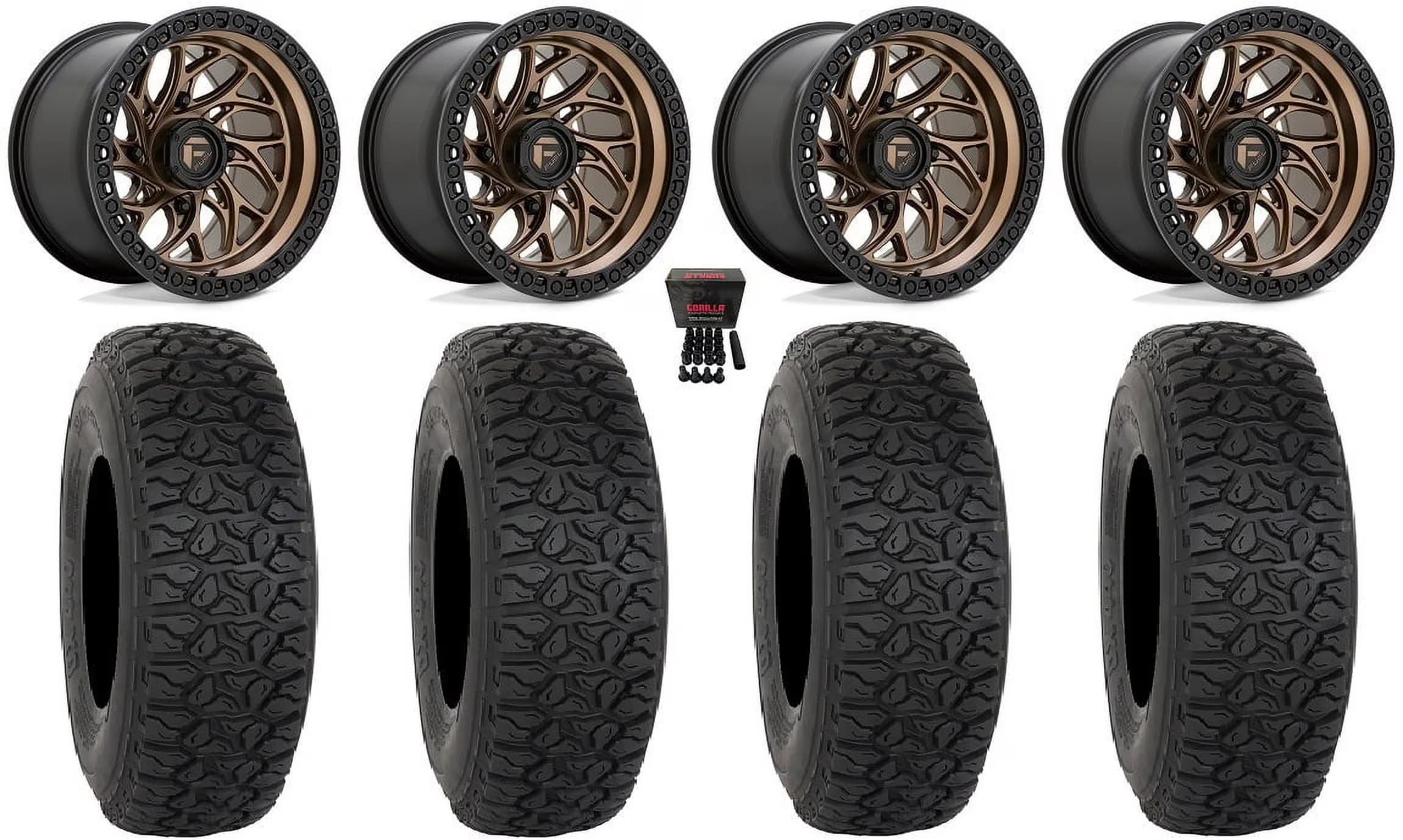 Modern Atv Tire with ACE 570 (2016-2019), ACE 500 (2017-2019) - Pu Leather Bronze Model 3820FE