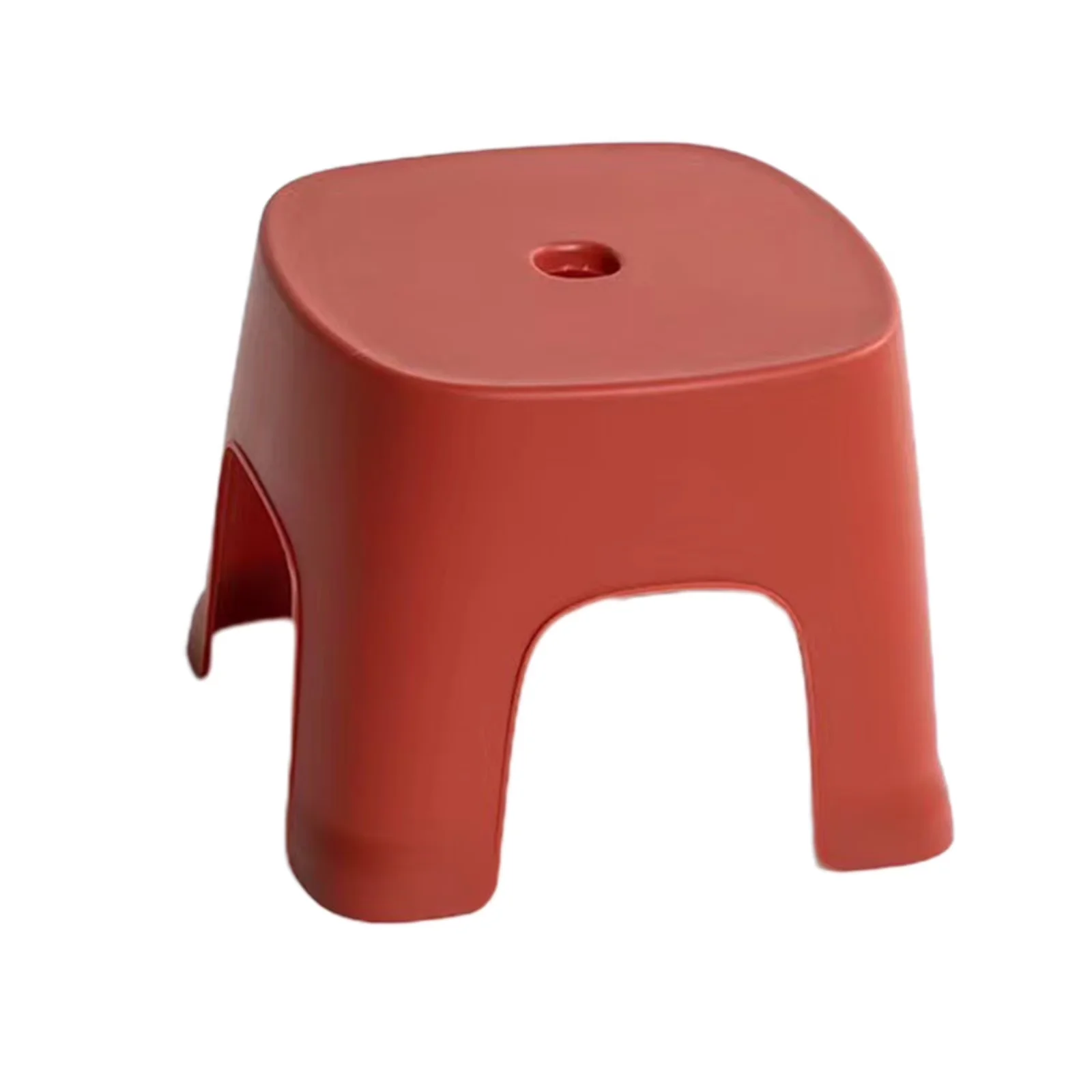 Reliable Ladders And Step Stool with Non-Marring Feet, Small Non-Slip Bath, Product Parameters Quantity: 1 piece - Red Plastic Model A64FAD
