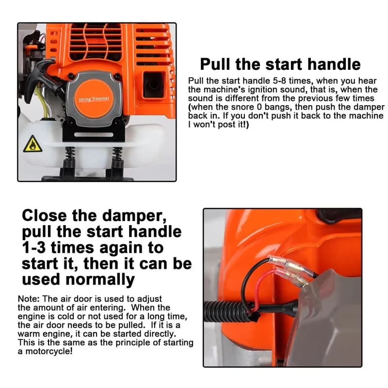 Pole Saw Quality with 2026 New Gas Trimmer - 5 in - Traditional Style Model 859E44