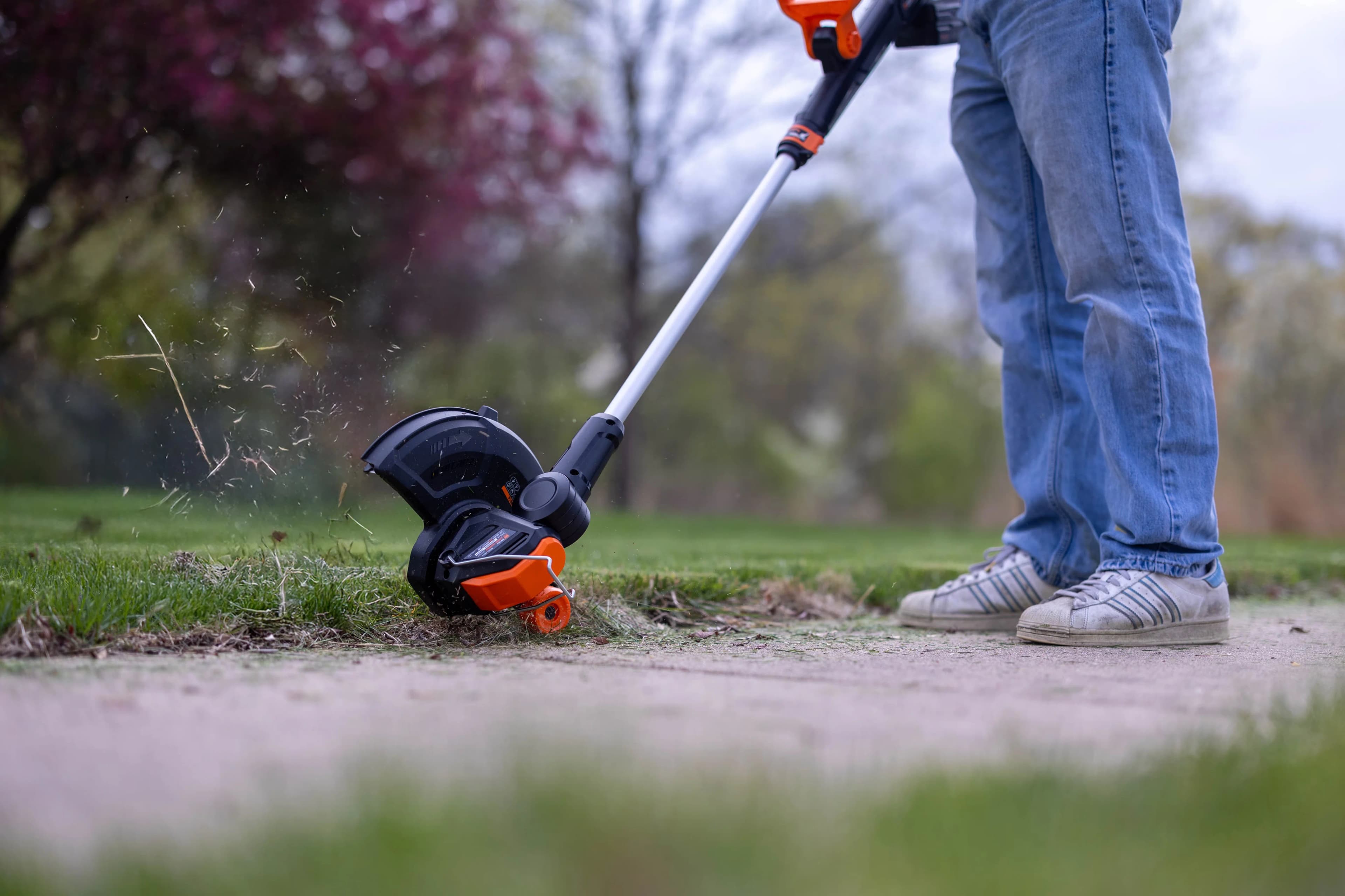 Efficient String Trimmer with Battery, 20V, Edger Conversion Capable - Heavy Duty Model 5976E4